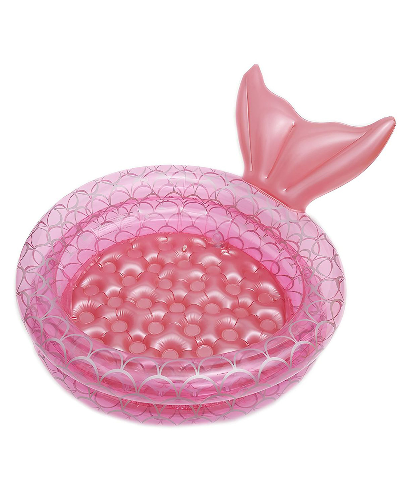 SYGA Inflatable Mermaid Bath Tub for Kids PVC Thickened Swimming Pool with Mermaid Tail Design for Indoor & Outdoor Use (90cm)