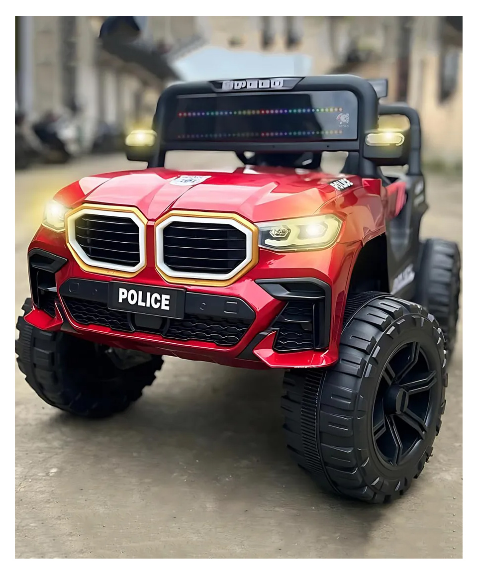 Ayaan ToysBattery Operated Jeep for Kids Ride on Toy Kids Car With Rgb LightsMusicBaby Big Battery CarRechargeable Electric Jeep Car for Kids -Red-image-25