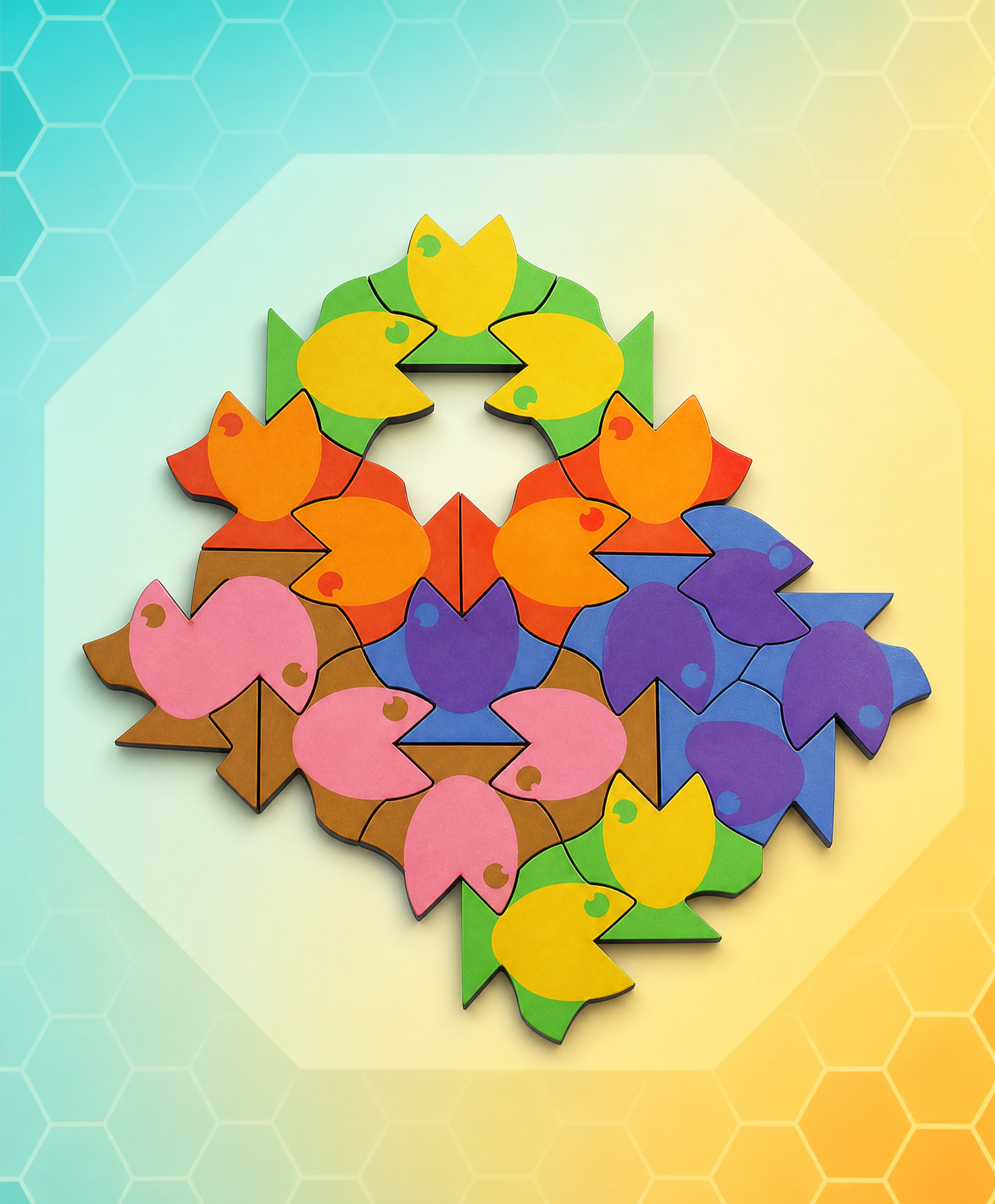 Babyhug Fish Jigsaw Puzzle-51 pcs| Screen Free Entertainment| Patience Building| Logical Thinking| Gifting Option - Yellow-image-42
