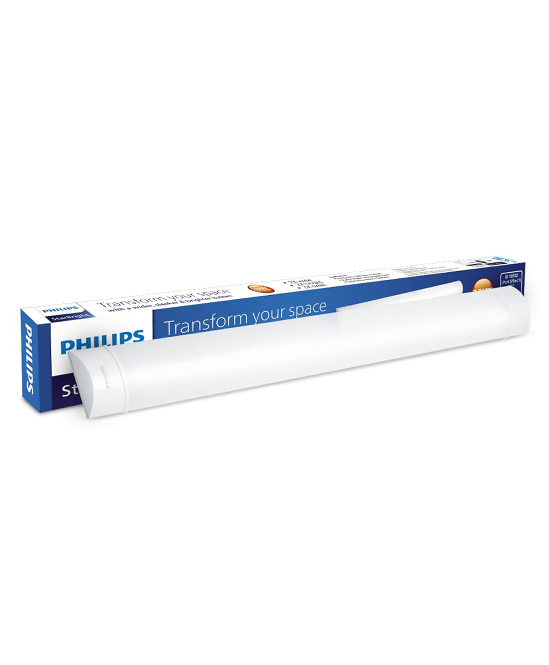 PHILIPS Lighting 20-watt LED Batten/Tubelight | StarBright Compact 2-ft Decorative Modern LED Wall Tubelight | Cool Day Light, Pack of 1-picture-13
