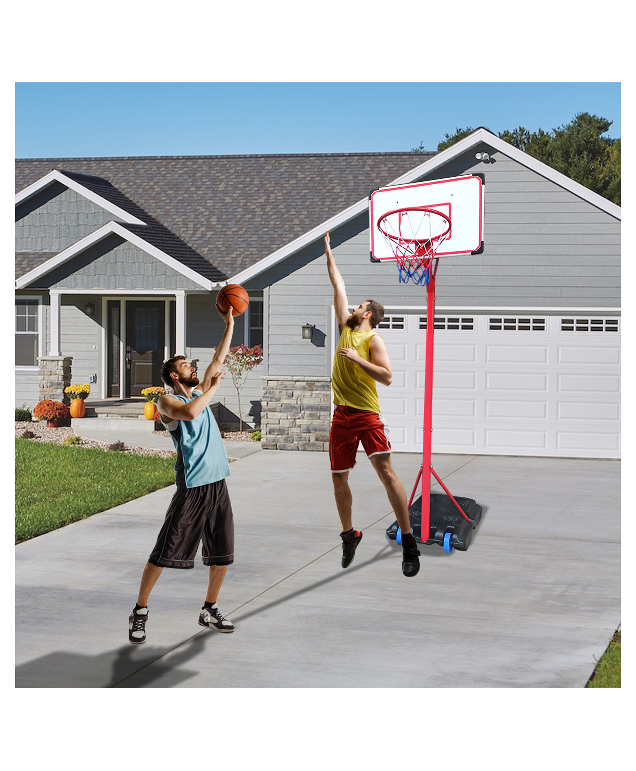 Hop N Play Portable Basketball Hoop with Height Adjustable Stand, Indoor & Outdoor-image-43