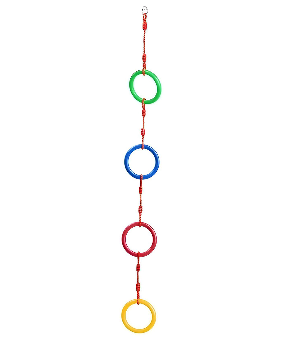 Hop N Play 7.15 ft Ring Rope Climber Swing Set-image-43