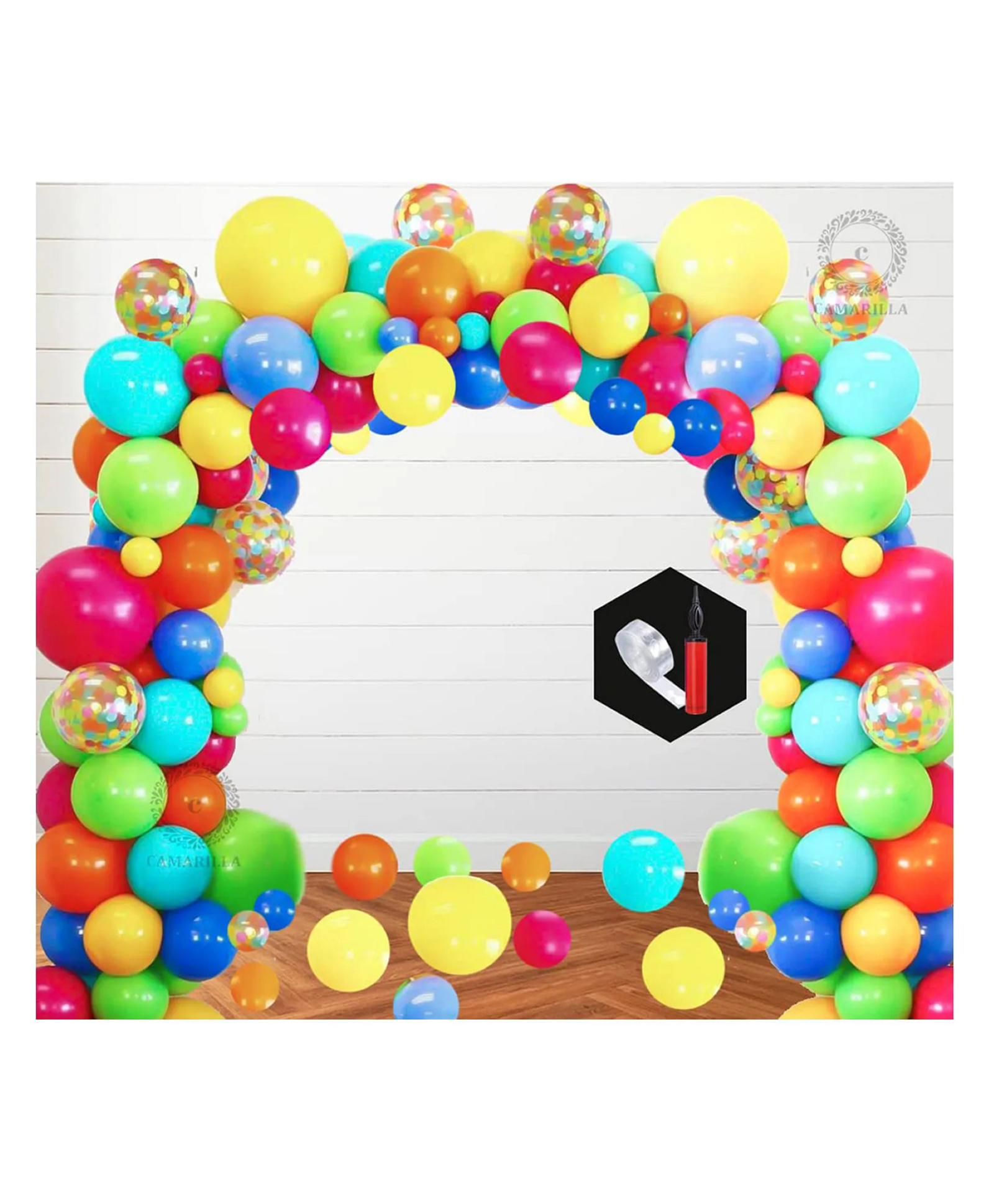 Bubble Trouble Balloon Decoration Items for Girls Boys Multicolor -Pack of 87-image-38