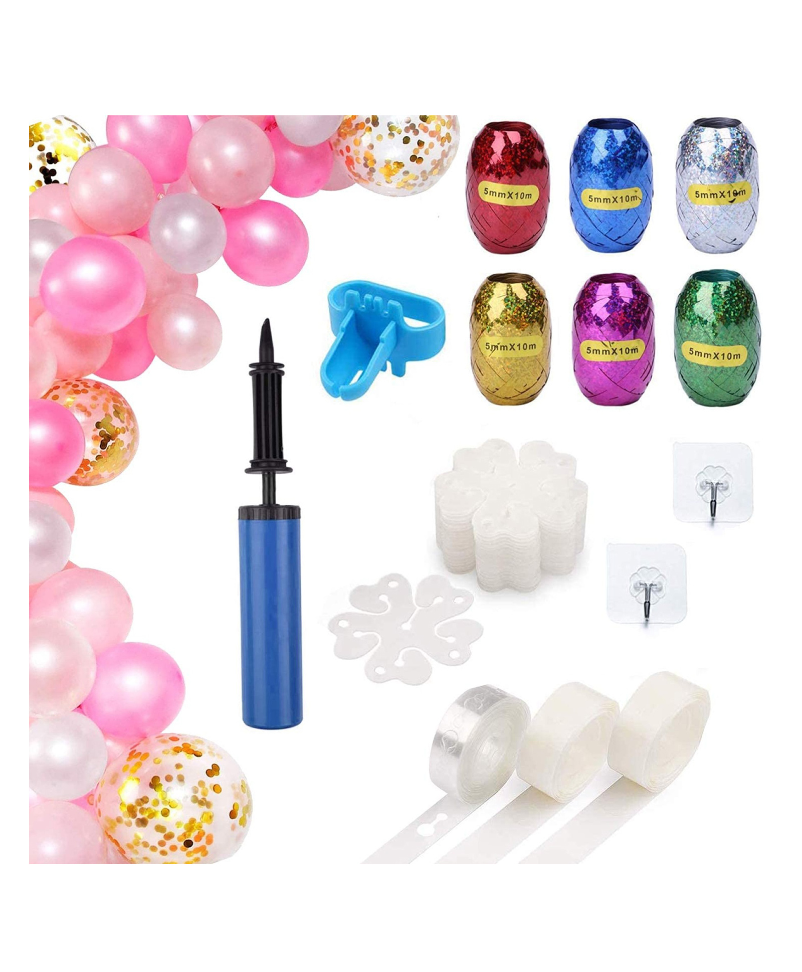 Bubble Trouble Plastic Balloon Garland, Kit, Set of 19, Multi-image-22