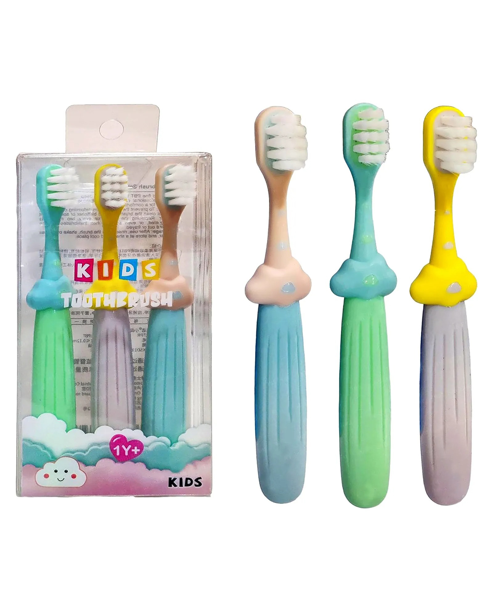 Luvlittle Ultra soft Nano Bristles ToothBrush For boy and girl (Pack of 3)- Colour May Vary-image-44