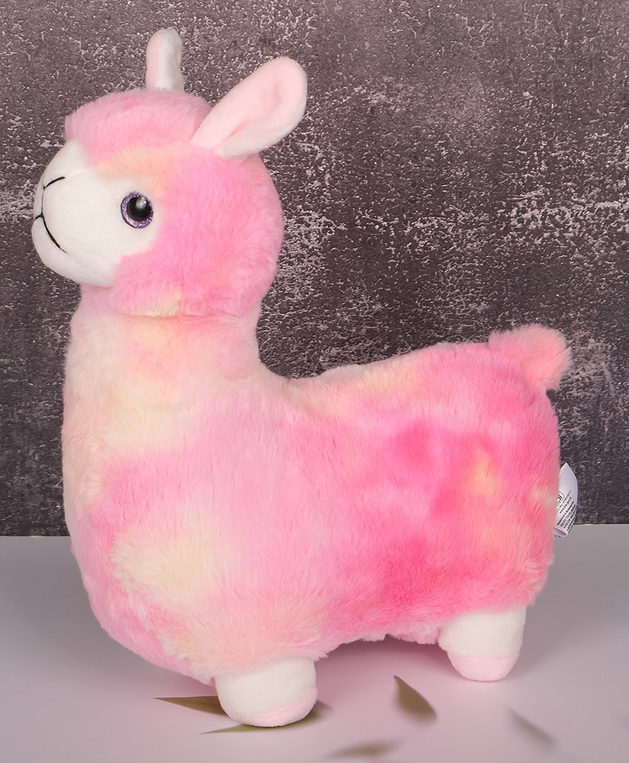 Dukiekooky Super Cute & Adorable Pink Alpaca Soft/Plush Toy,Height - 30 cm-image-48