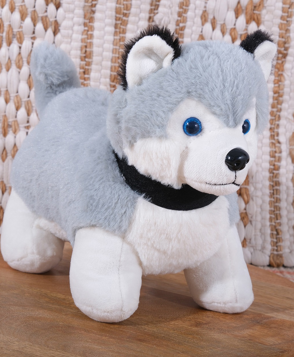 DukieKooky Kids Cute Husky Soft Toys - Light Grey-image-37