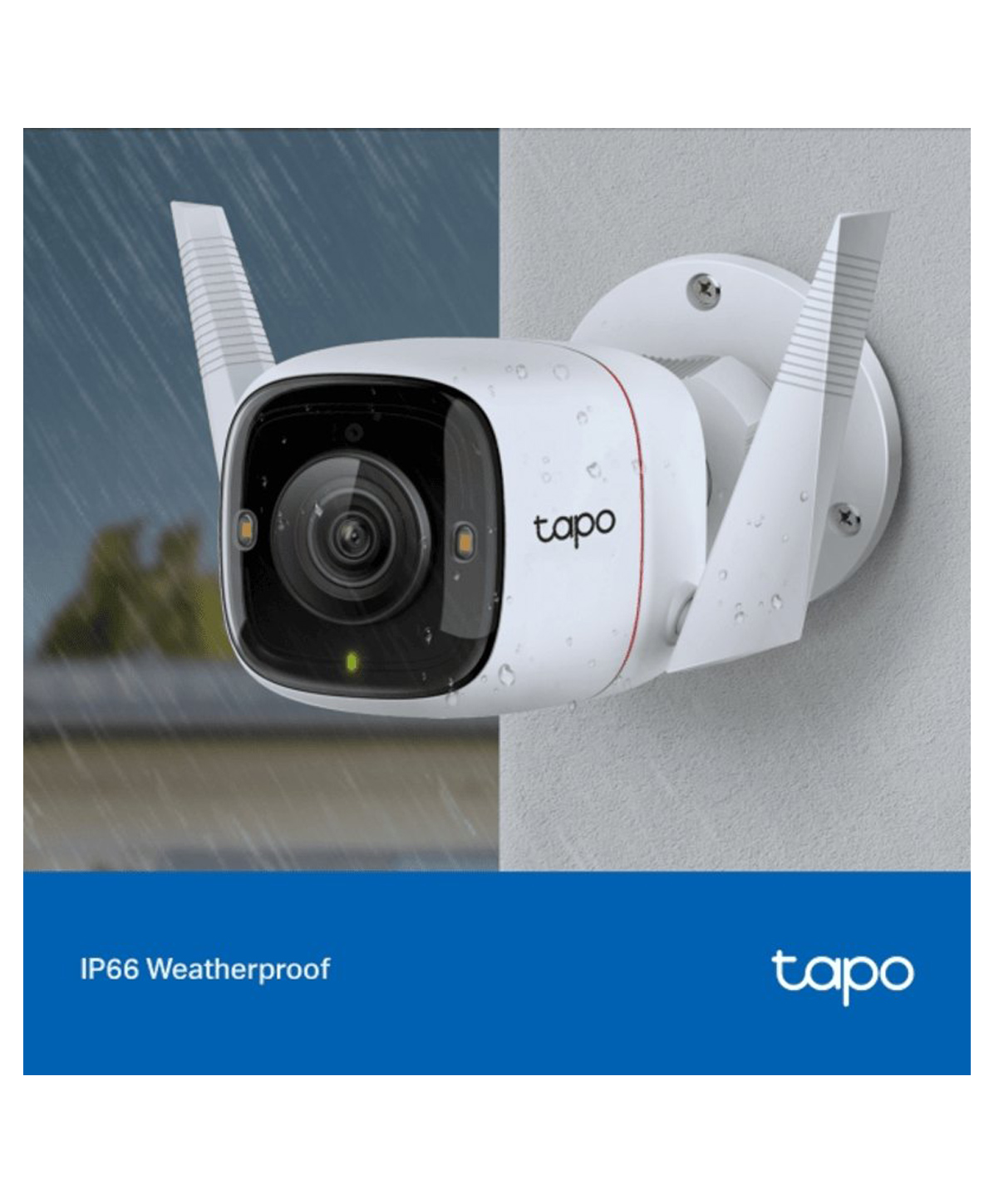 Tp-Link Tapo C325Wb 2K Qhd Outdoor Security Wi-Fi Camera, Ip66 Weatherproof,Motion Detection, 1/1.79''Large Sensor, 4Mp, Color Pro Night Vision, Cloud & Sd Card Storage, Works with Alexa & Google Home