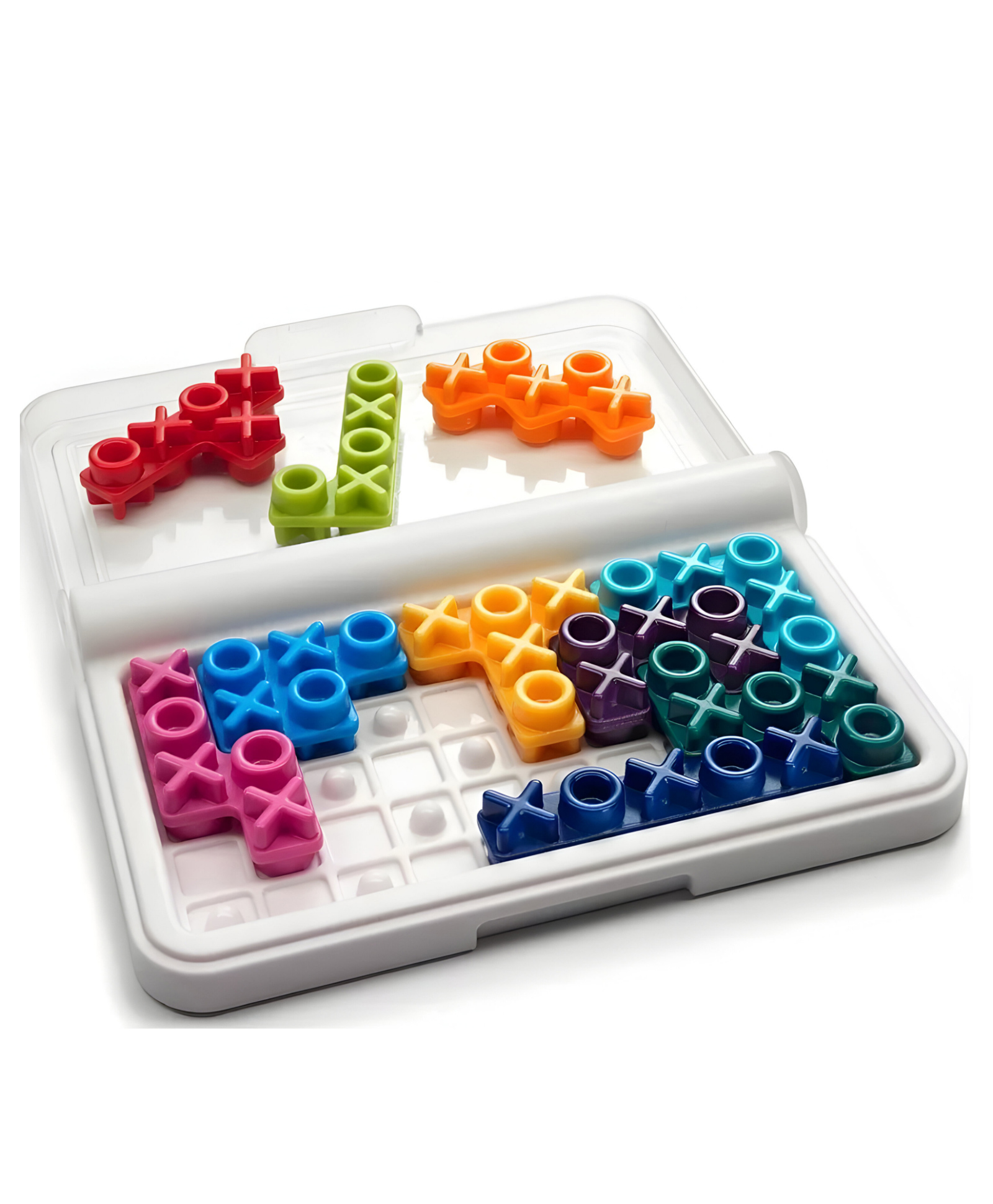 NEGOCIO IQ Challenge XOXO game Travel Game/Brain Teaser with 120 Challenges for kids- Pack of 1- Color May Vary-image-33
