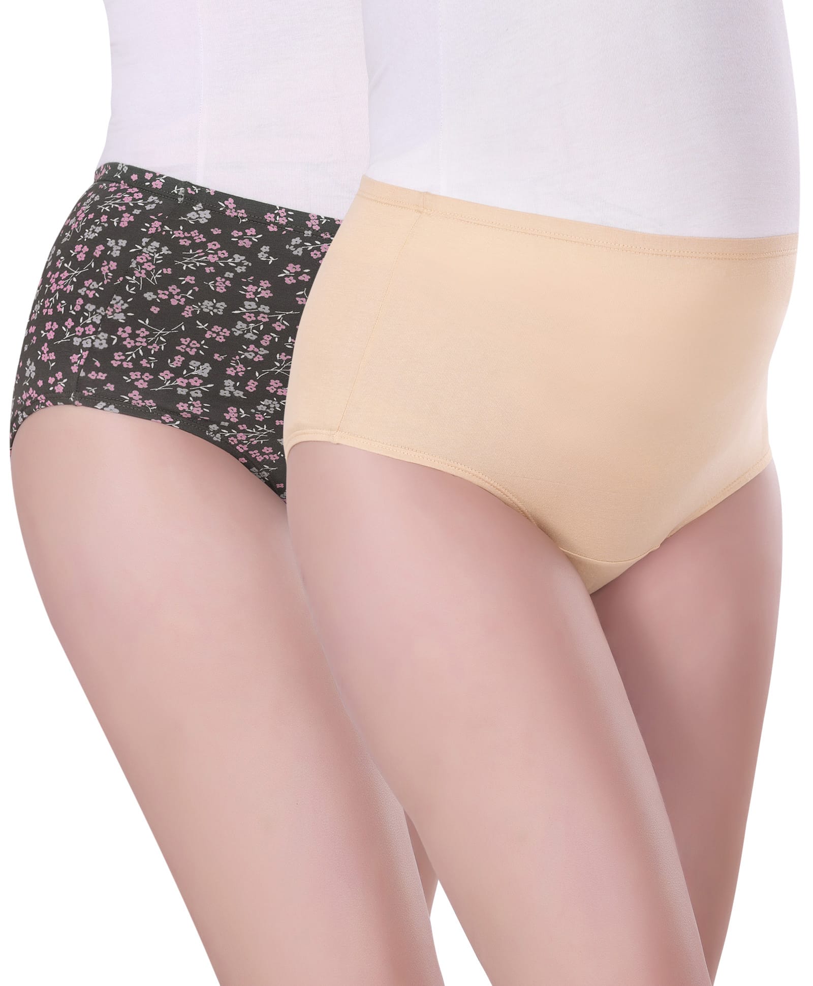 Bella Mama Cotton Elastane High Coverage Printed Panty Set (Colour May Vary)-picture-14