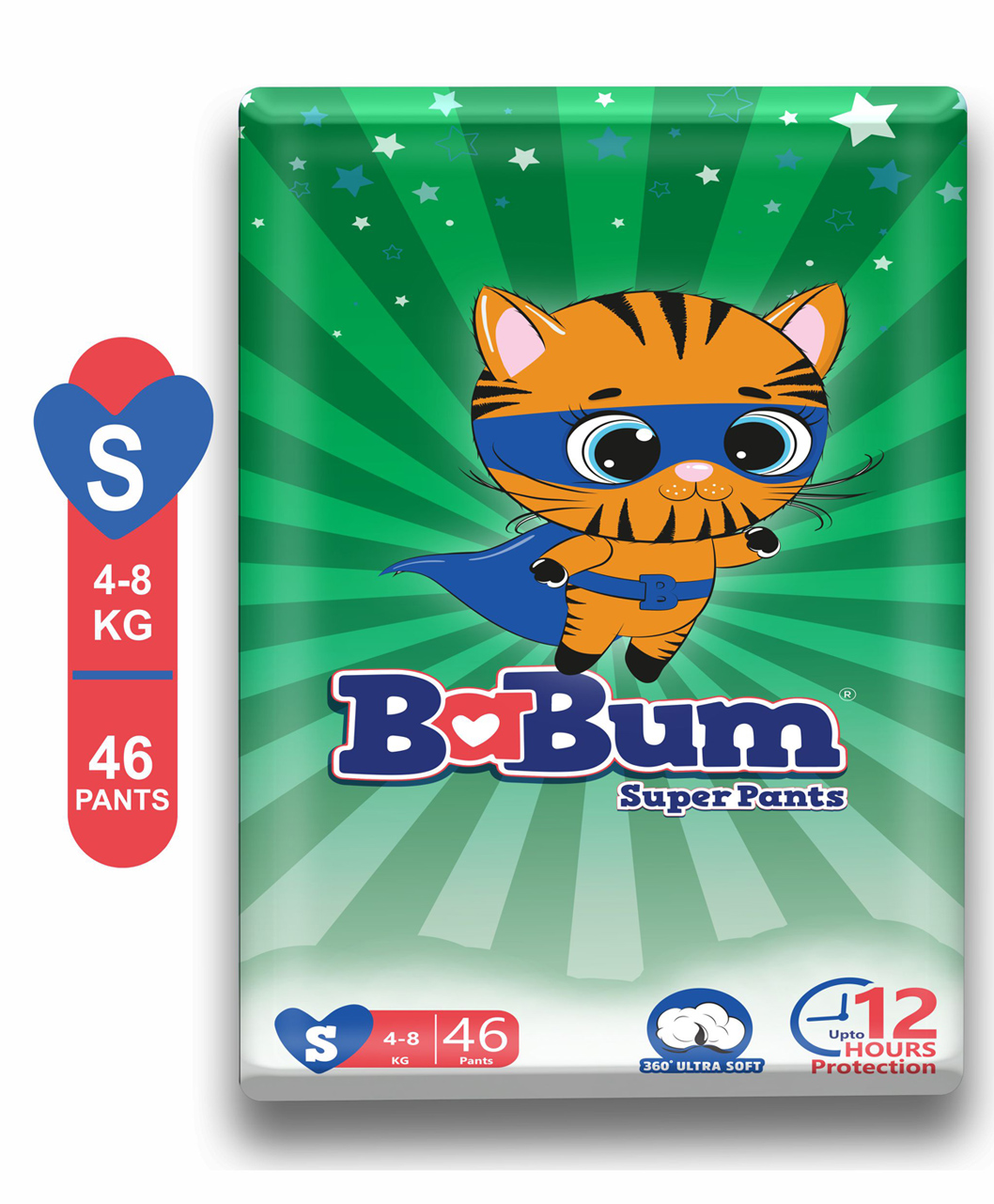 Babum Super Pants Premium Diaper Small - 46 Pieces-image-48