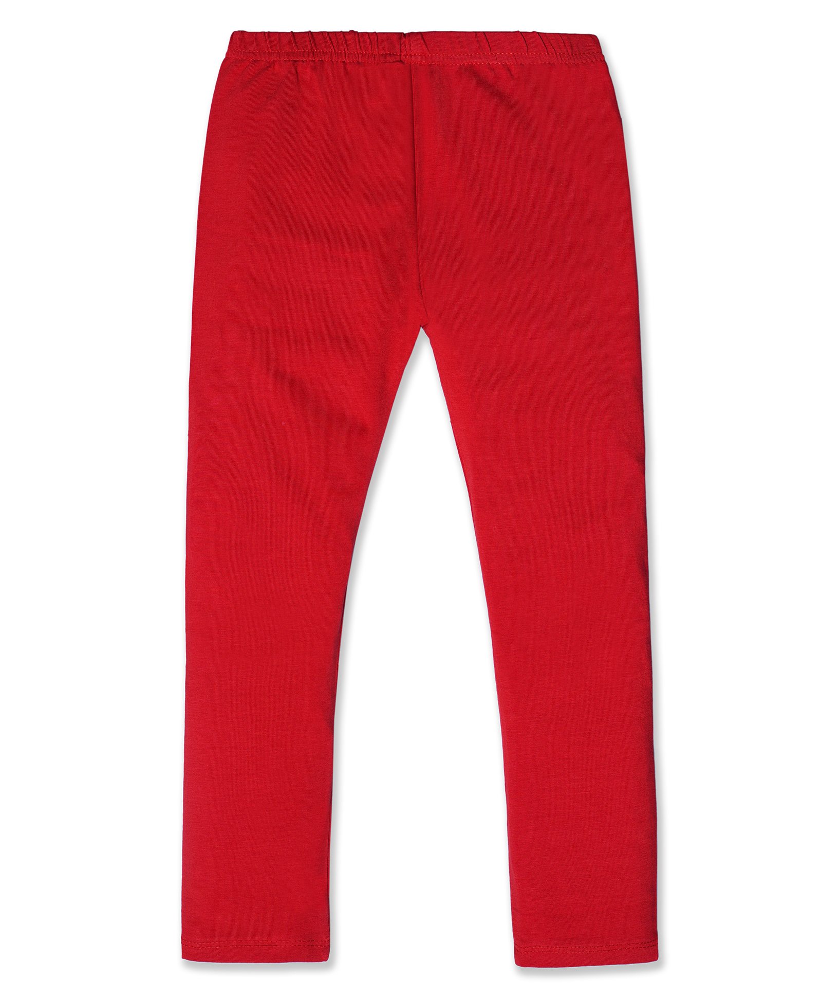 Nino Togs Cotton Lycra Solid Leggings - Red-picture-13