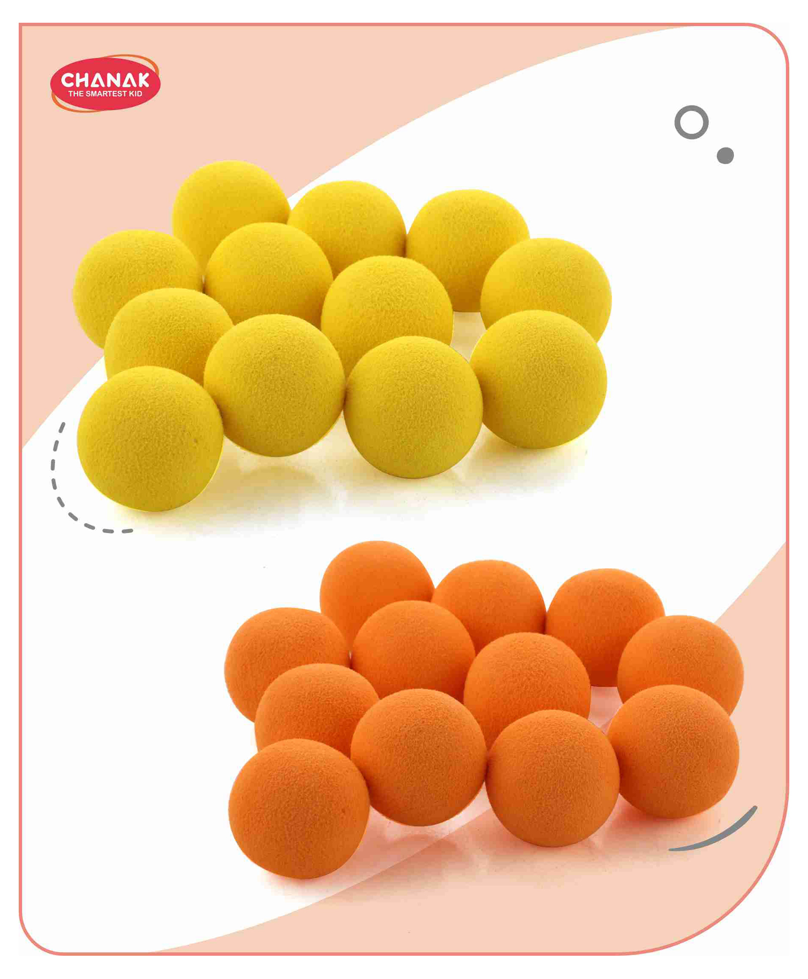 Aditi Toys 24 Pcs Soft Foam Ball For Pneumatic Space Explorer Gun & Regular Fun Sports & Outdoor Play For Kids Age Above 3+ Years-picture-25