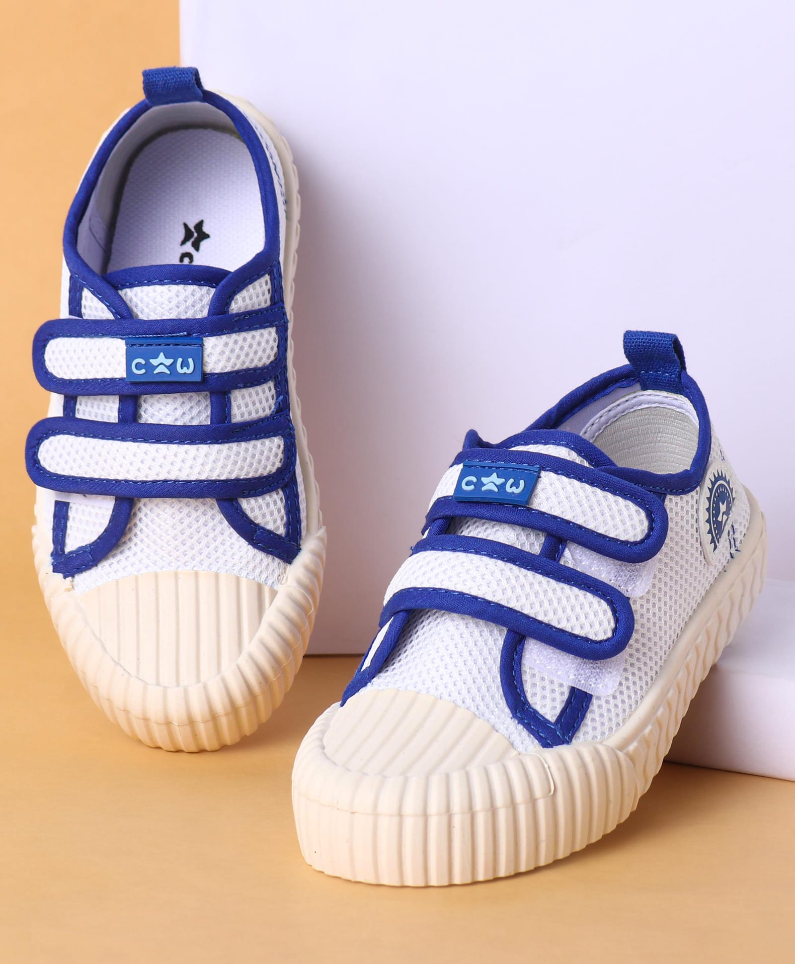 Cute Walk by Babyhug Velcro Closure Casual Shoes - Blue-picture-17