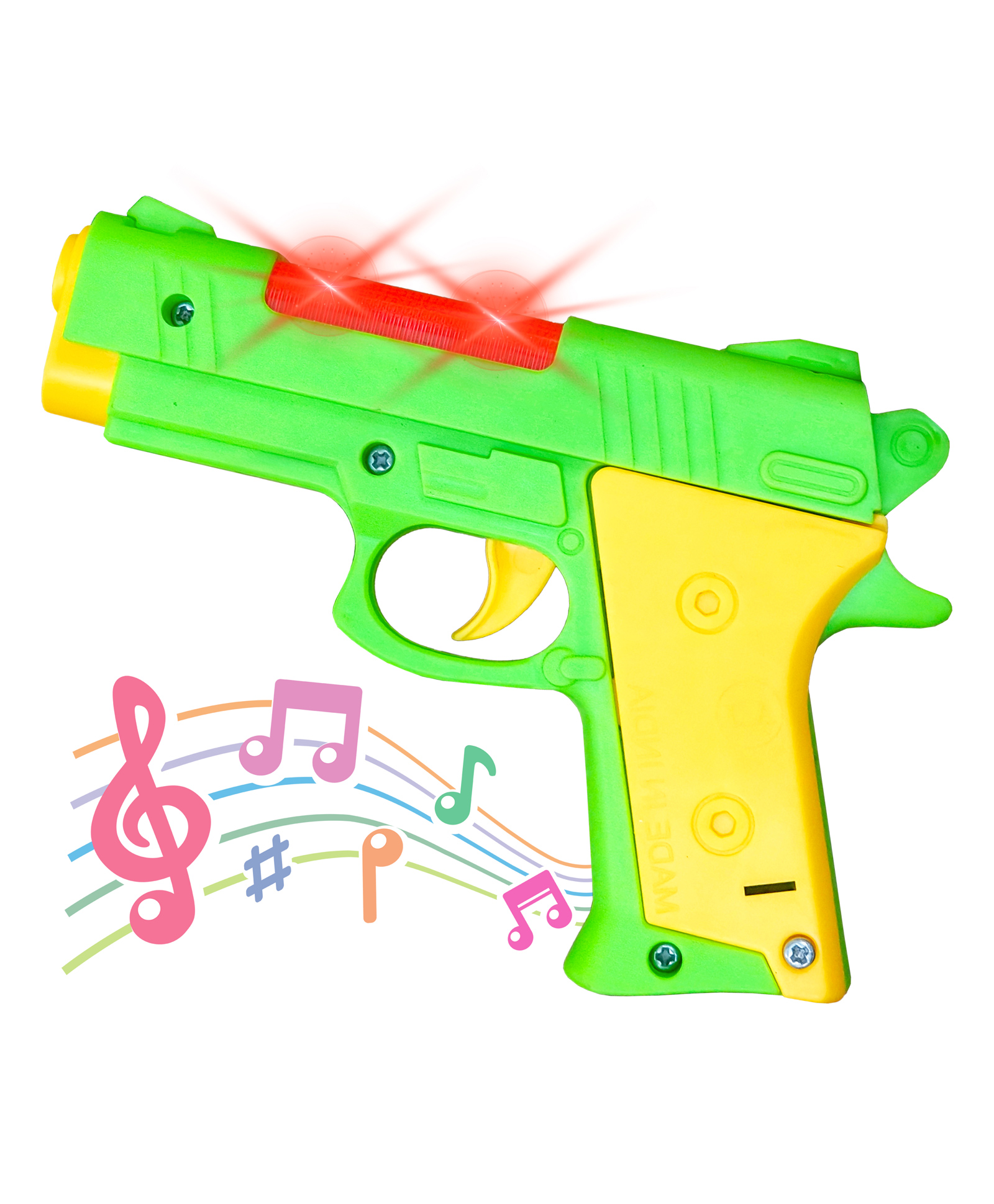 VGRASSP Mini Sound And Light Pistol Toy For Kids With Shooting Sound Effects - Pretend Play Toy Gun For Boys And Girls - Birthday Return Gift - Color May Vary-image-48