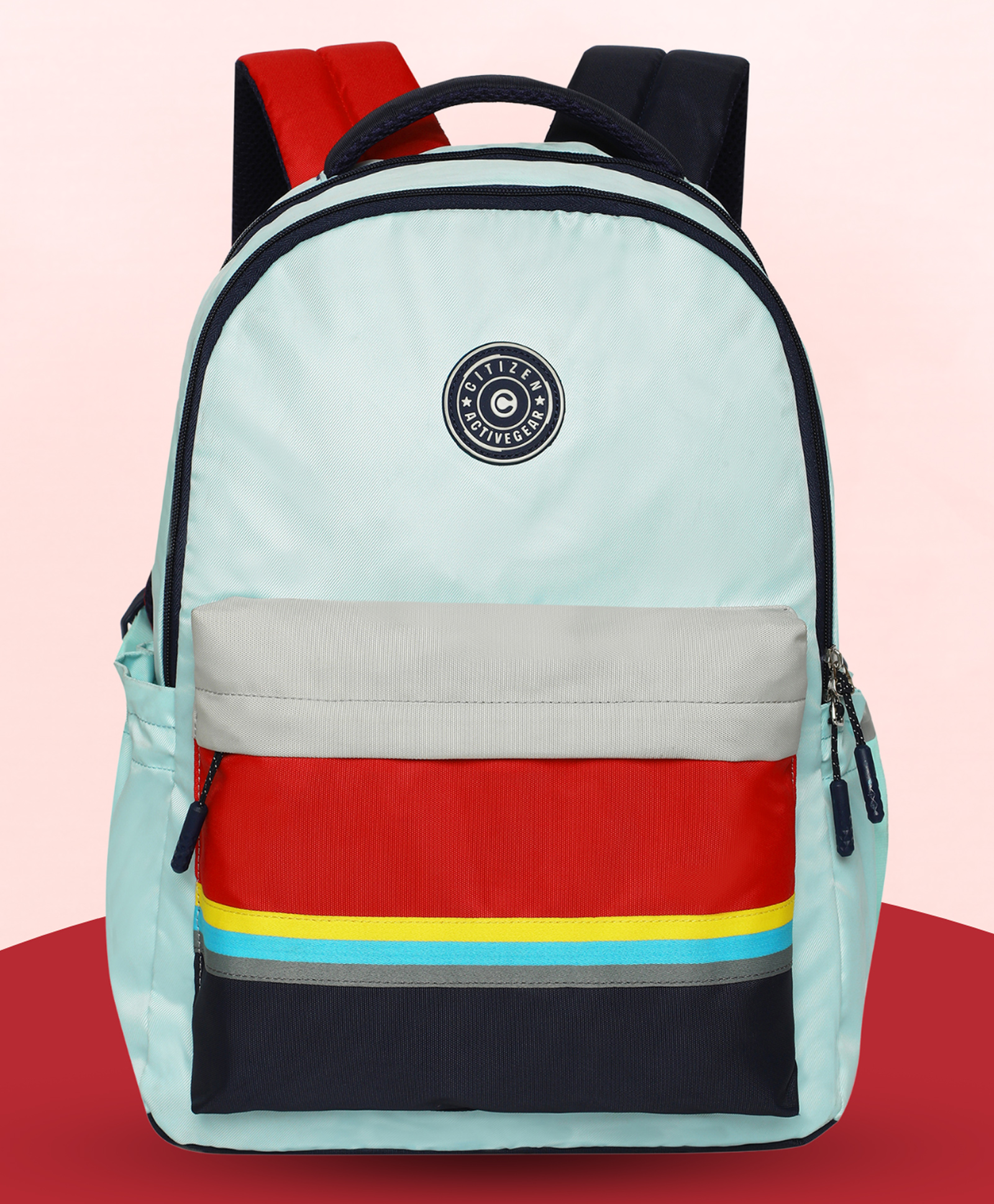Citizen Lily Kids School Backpack with Free Pencil Stationary Pouch | 20L Polyester Unisex Casual Backpack/Daypack/Travel Backpack/School Bag for Boys & Girls Height - 18 Inches-image-25