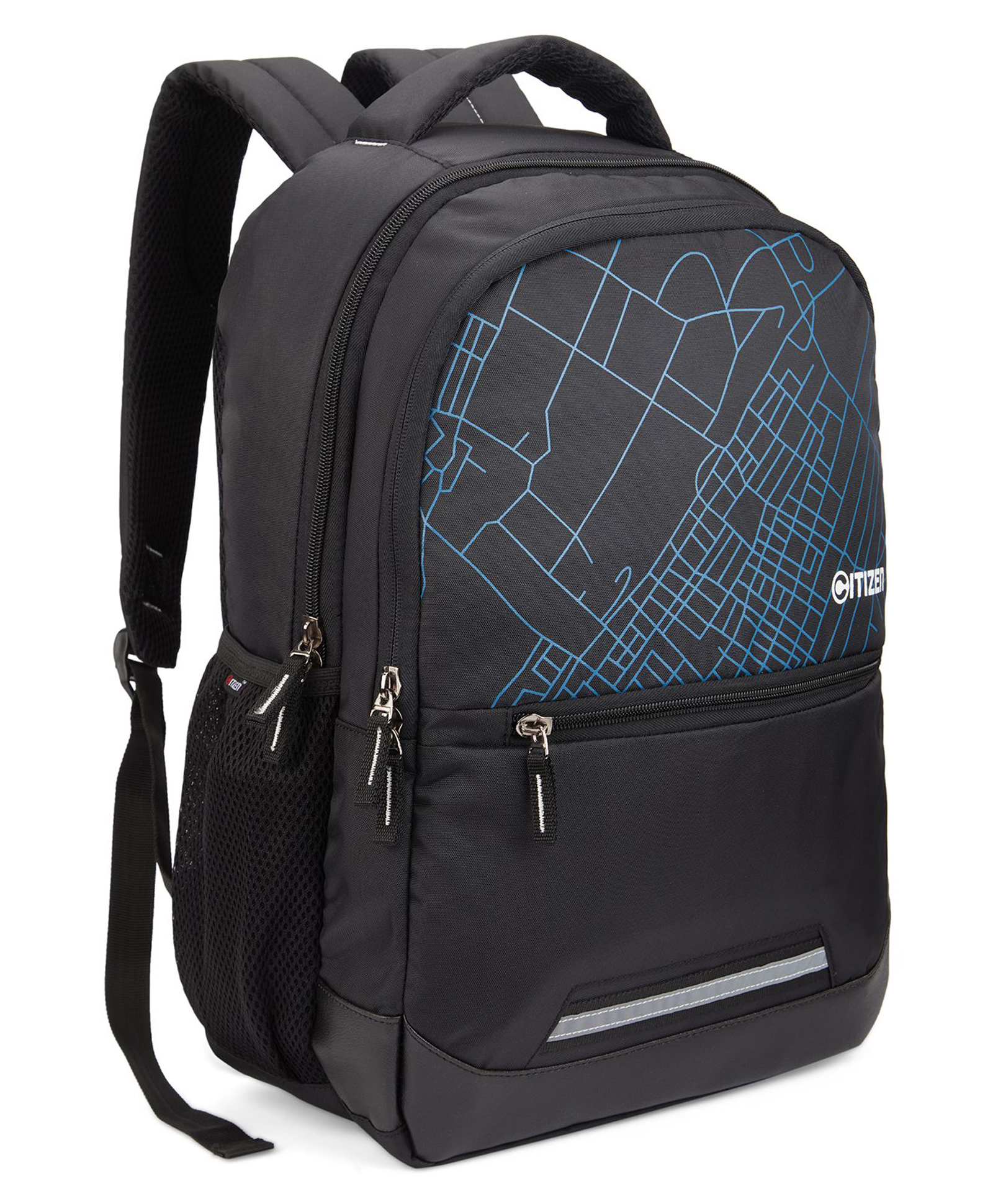CITIZEN Skywalker Travel Laptop Backpack | 15.6 Inch Padded Laptop Compartment | 35 Liters | Polyester Fabric | Front Pocket & Bottle Pocket | Padded Handle & Shoulder Strap | Reflective Strip-picture-40