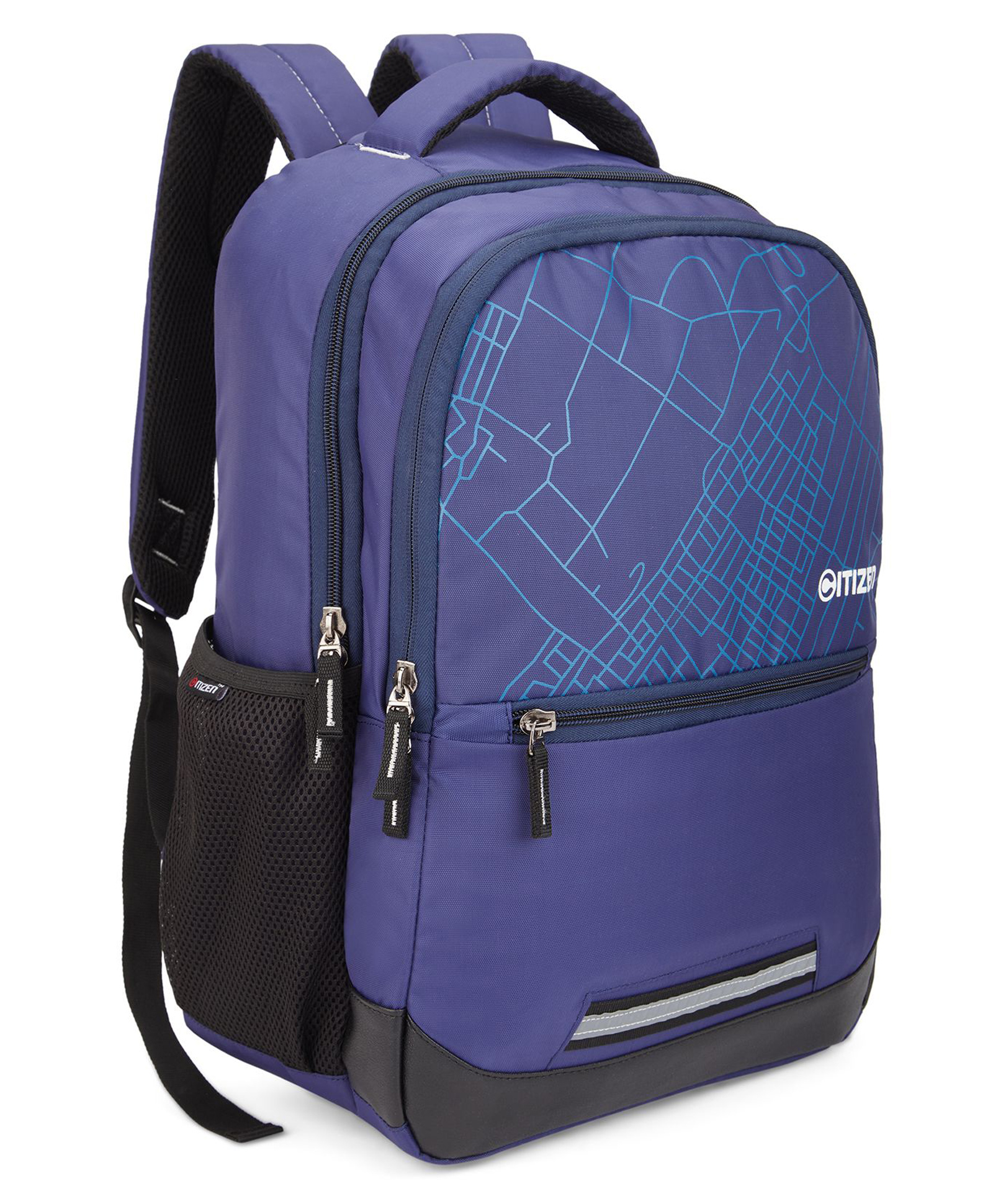CITIZEN Skywalker Travel Laptop Backpack | 15.6 Inch Padded Laptop Compartment | 35 Liters | Polyester Fabric | Front Pocket & Bottle Pocket | Padded Handle & Shoulder Strap | Reflective Strip-image-6