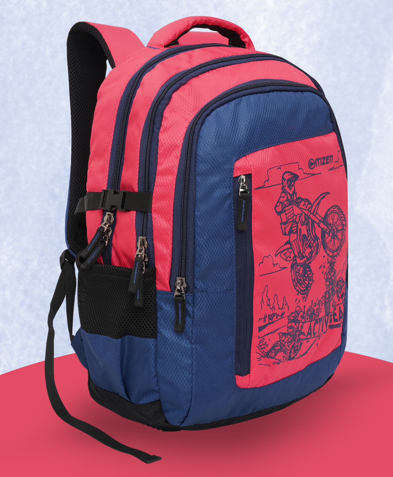 Citizen Casual 80 Backpack Kids School Backpack | 30 L Polyester Unisex Casual Backpack/Daypack/Travel Backpack/School Bag for Boys & Girls Height - 18.5 Inches-image-13