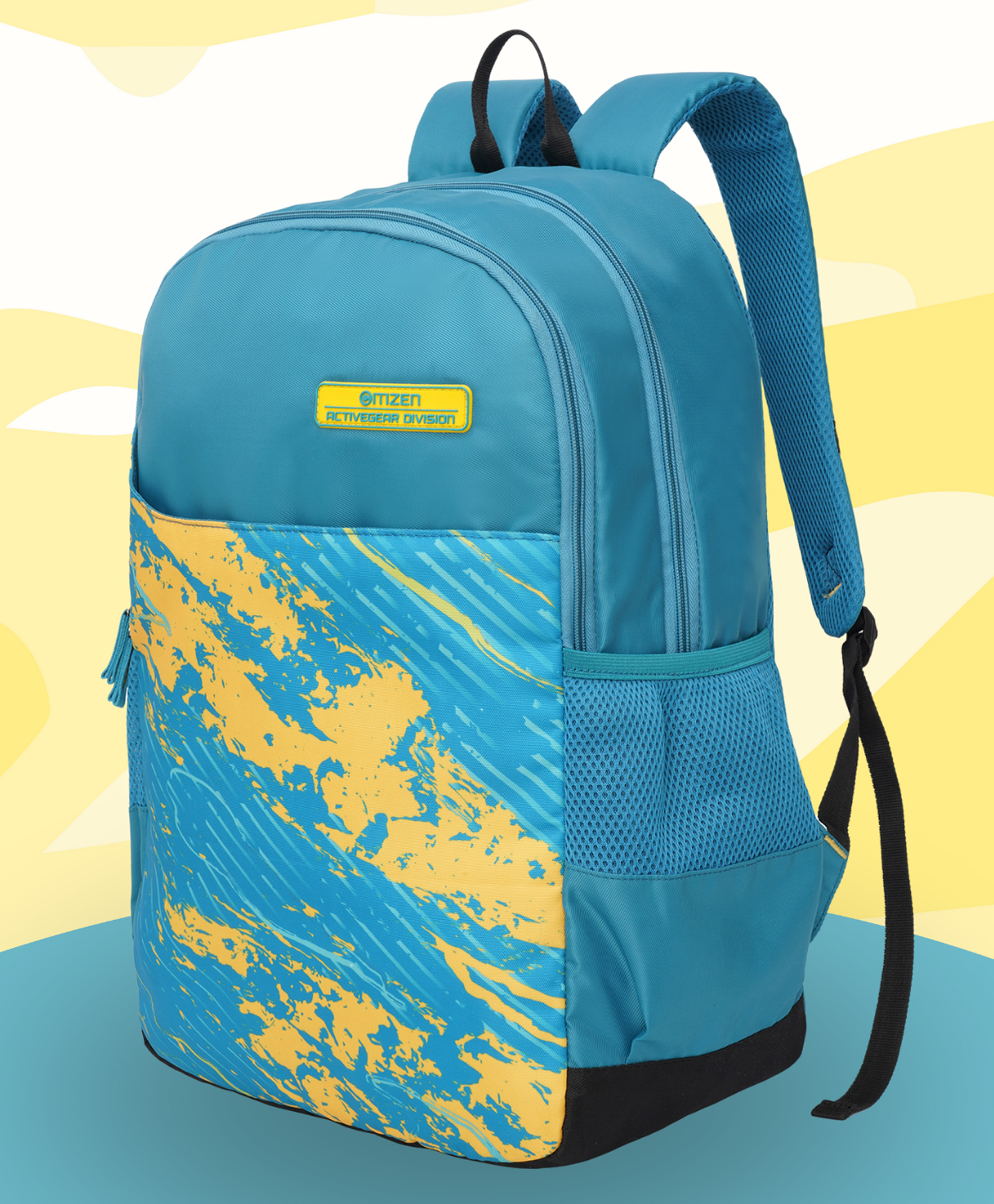 Citizen Casual 85 Backpack Kids School Backpack | 27L Polyester Unisex Casual Backpack/Daypack/Travel Backpack/School Bag for Boys & Girls, Black Height - 18 Inches-image-12