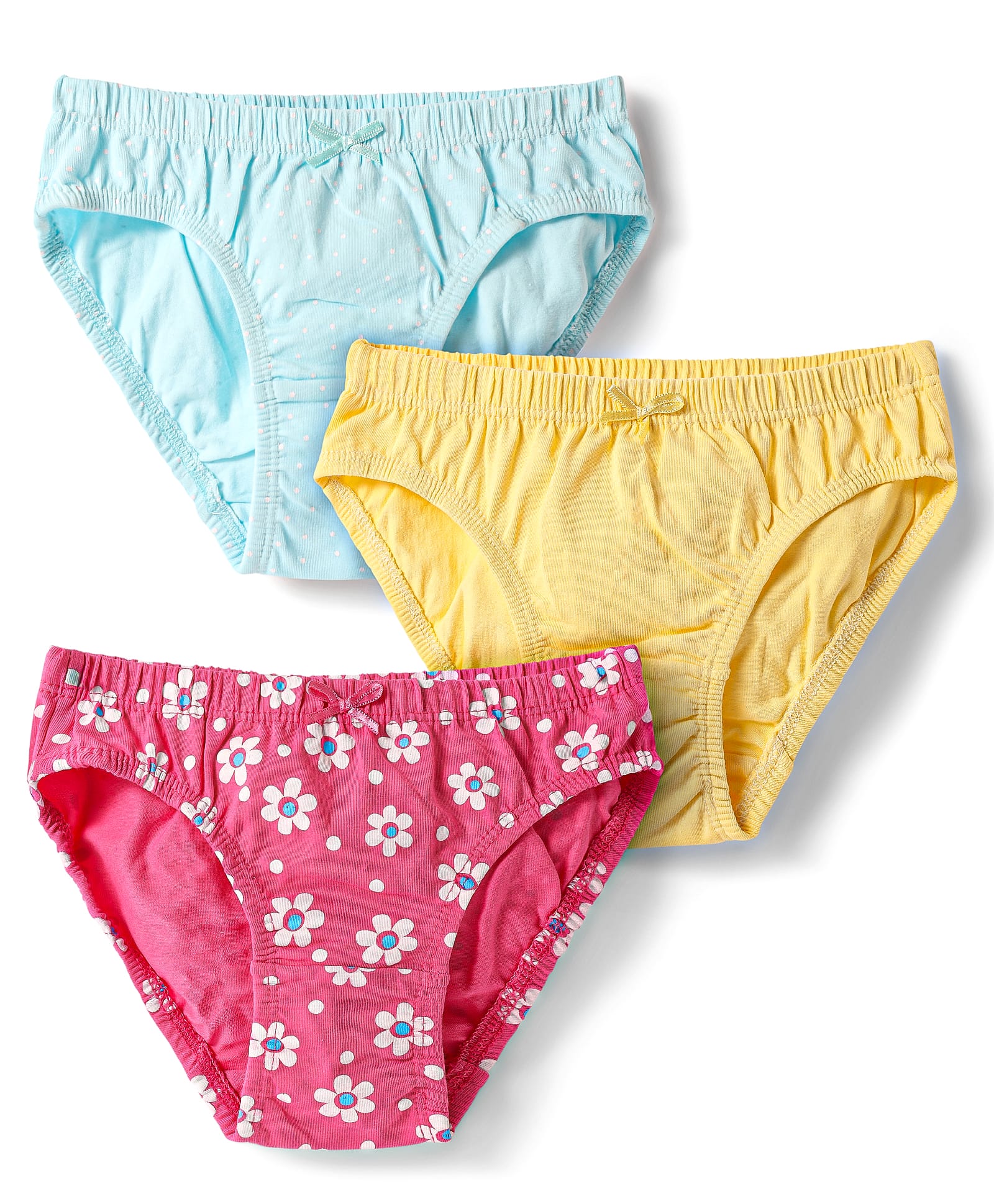 Honeyhap Premium Cotton Elastane Knit Panties With Floral Print Pack Of 3 - Fandango Pink Golden Haze & Spun Sugar-picture-20