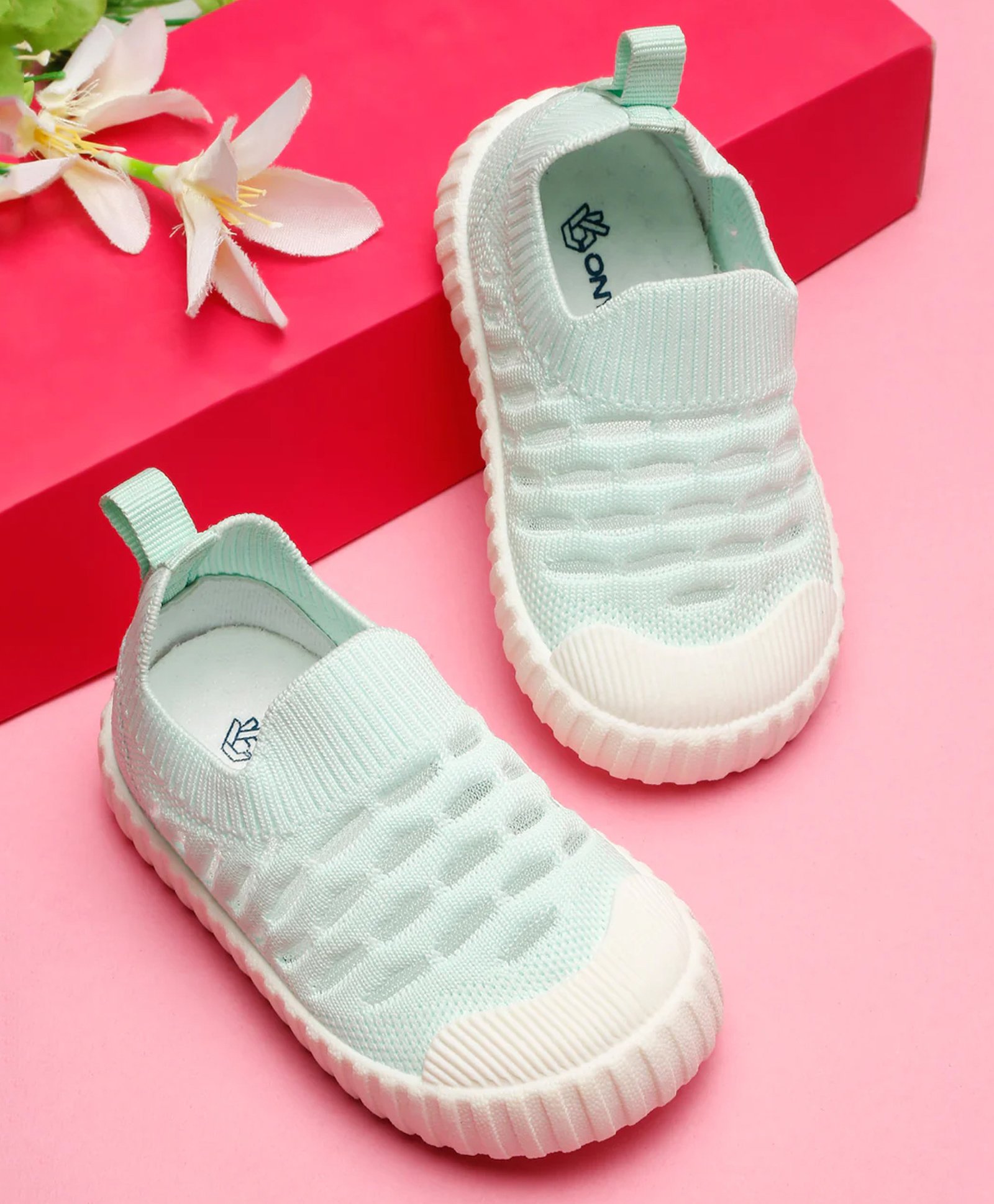 ONYC Mesh Detailed Shoes - Sea Green-image-16