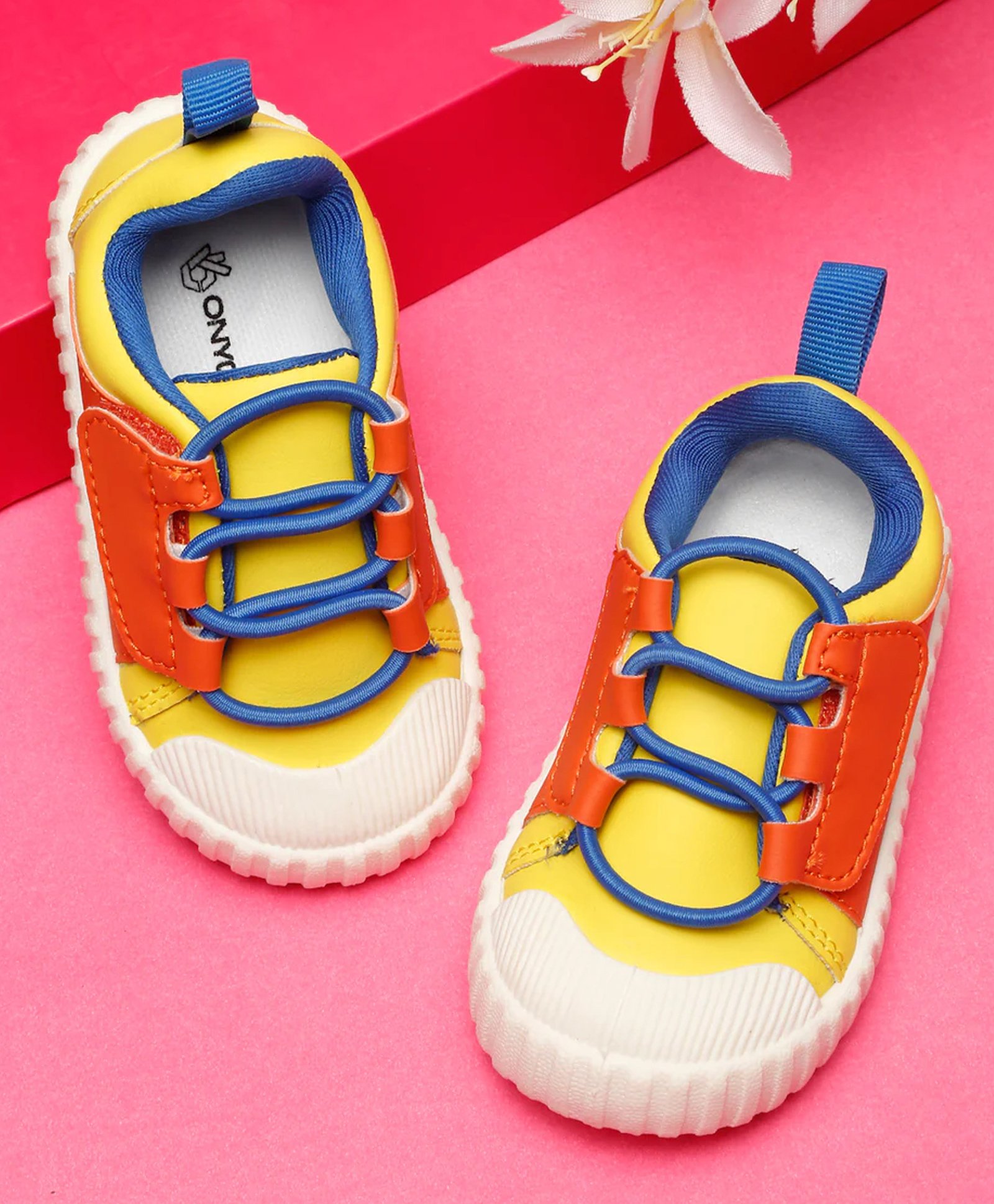 ONYC Colour Blocked Sneakers - Yellow