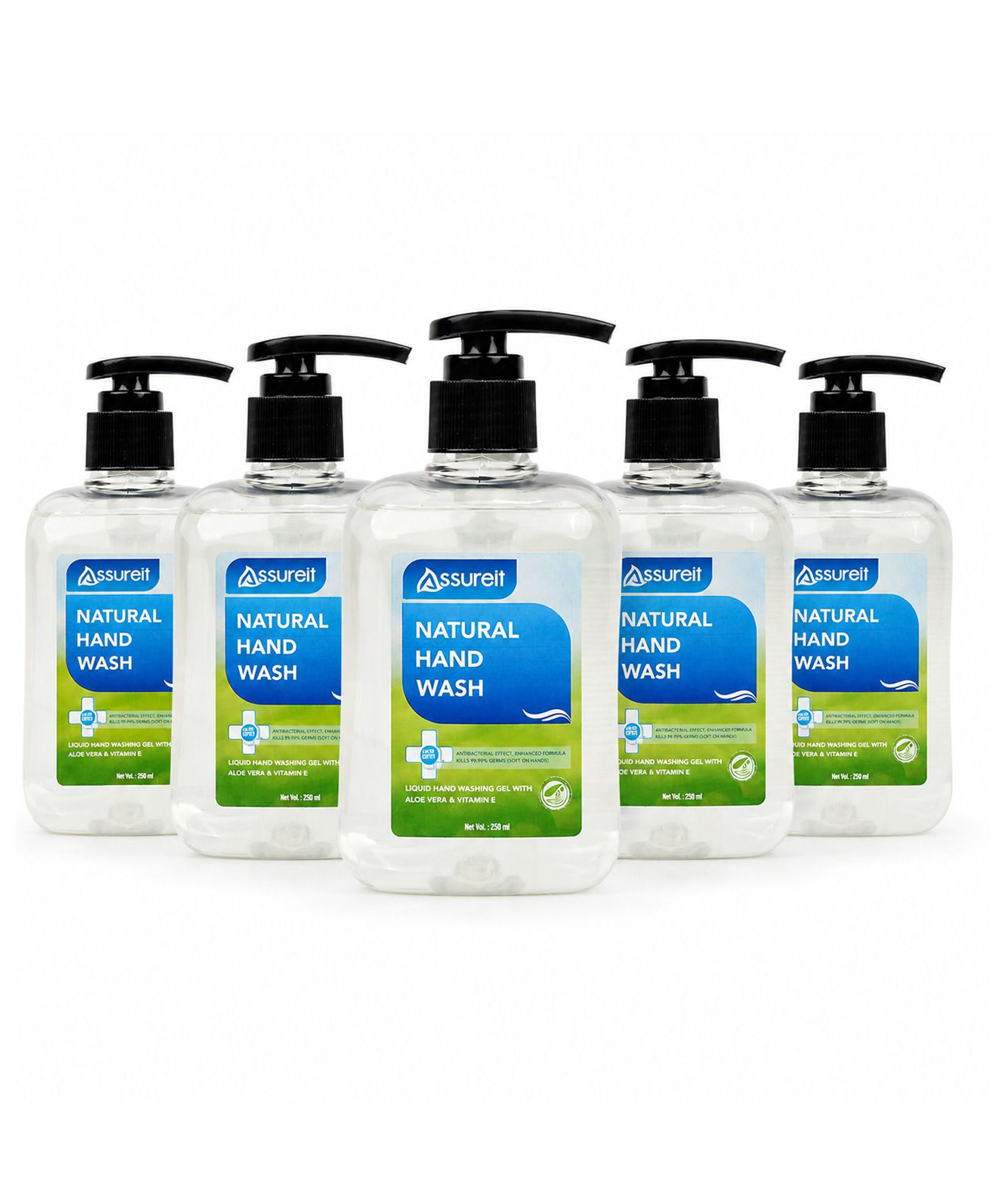 Assure Natural Hand Wash 250ml Pack of 5-picture-17