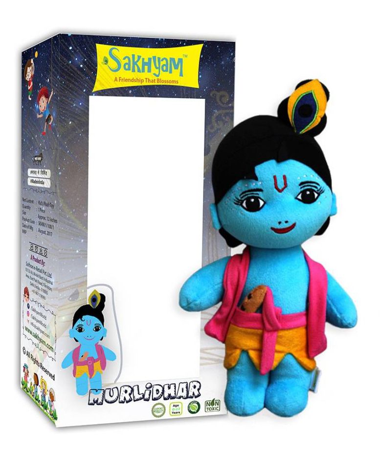 lord krishna soft toy