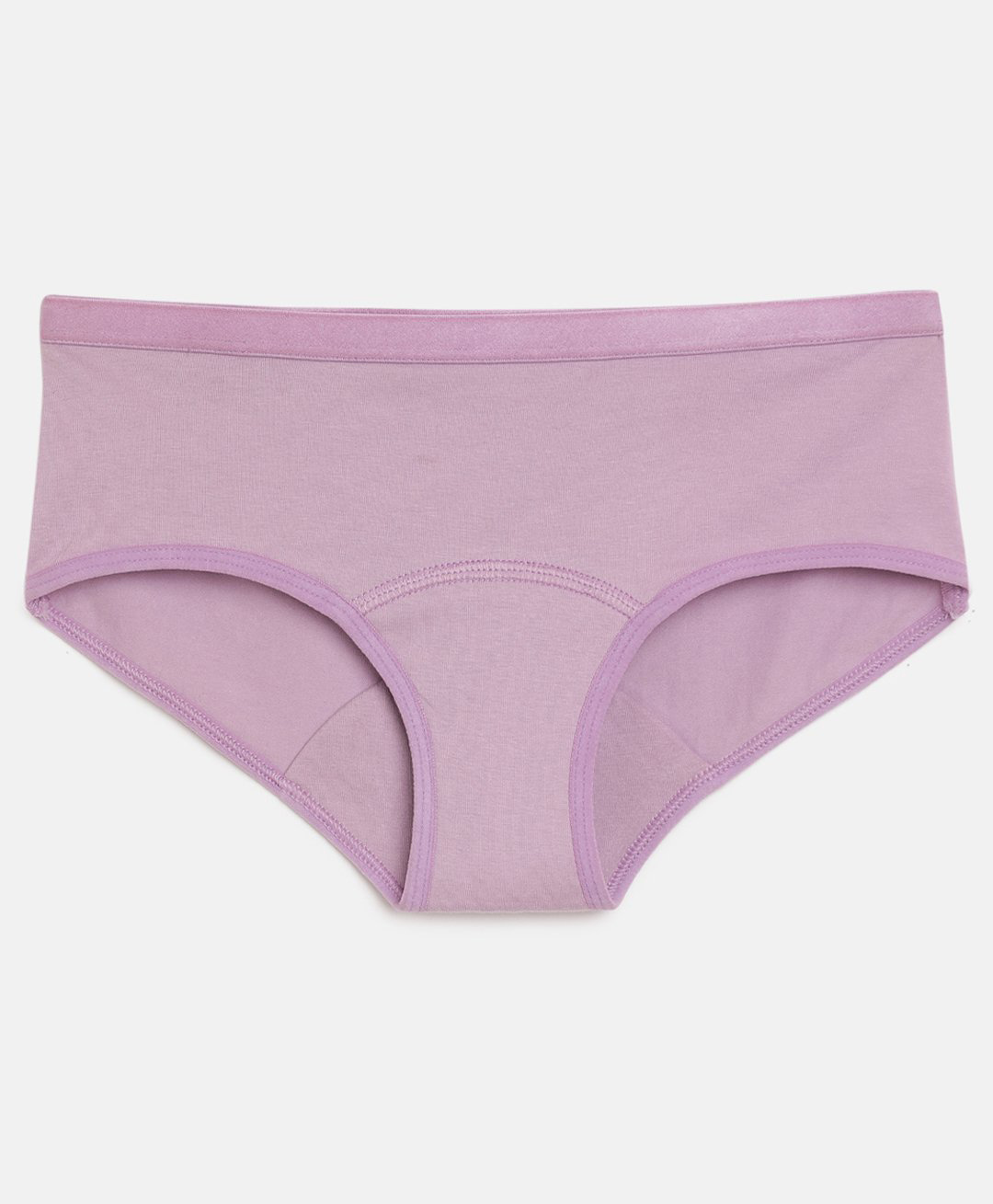 Mackly Cotton Elastane Solid Leak Proof Panty - Lavender-picture-11