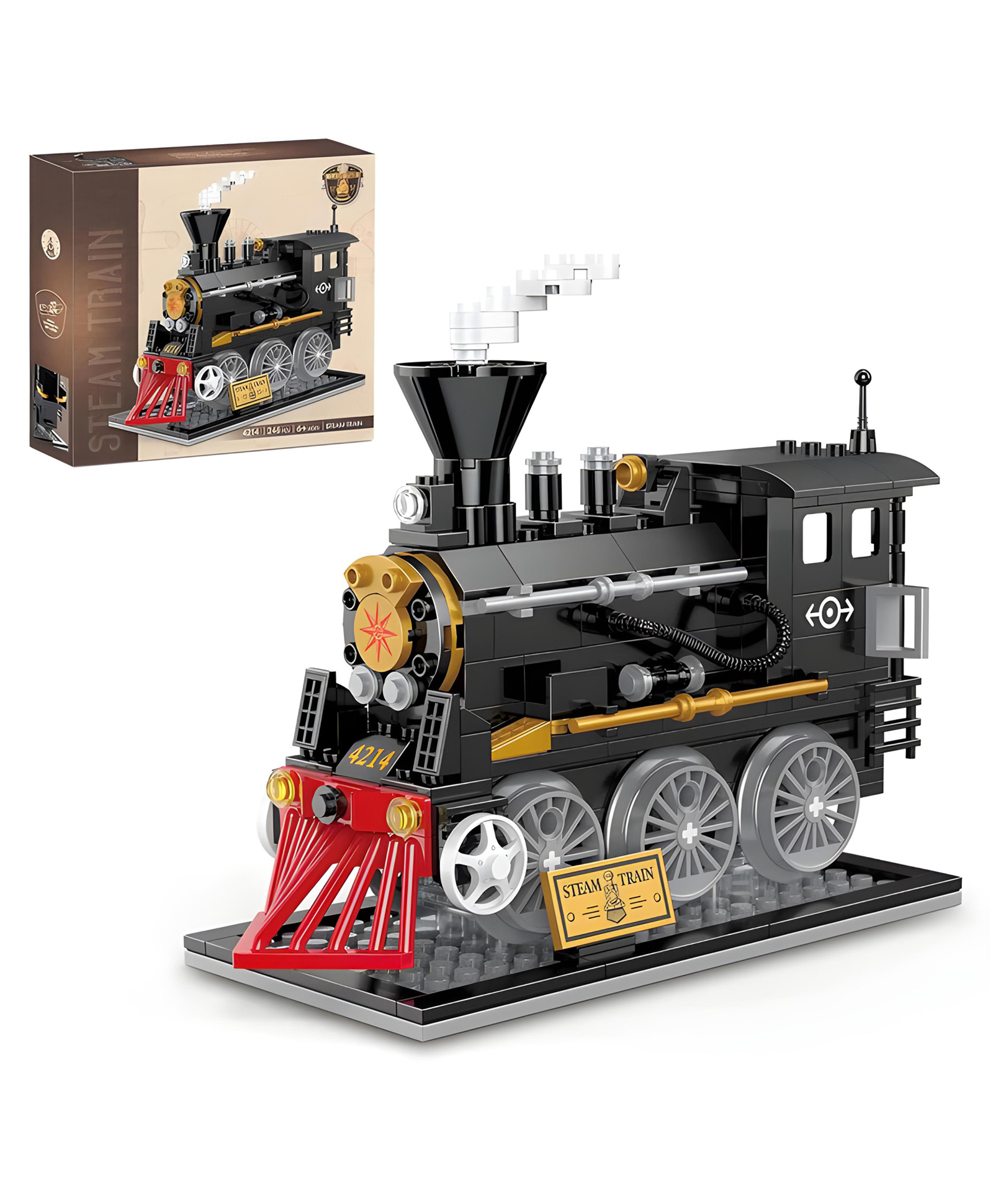 Elecart Train Building SetClassic Steam Locomotive | STEM Learning Fun-picture-2