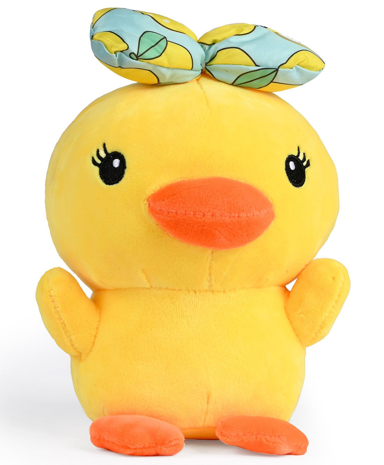 MUREN Cute Yellow Duck Plush Toy, Soft & Cuddly Stuffed Animal with Adorable Bow, Ideal Gift for Kids-Yellow - Height 25 cm-picture-19