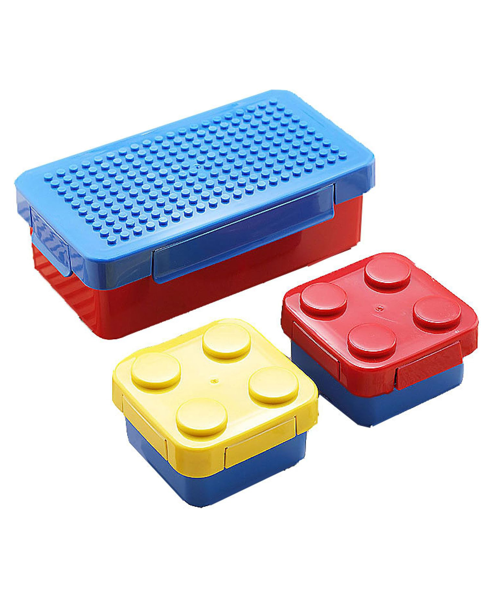 Azhari Lunch Box With 2 Containers High Quality Plastic Non Toxic Color May Vary-picture-15