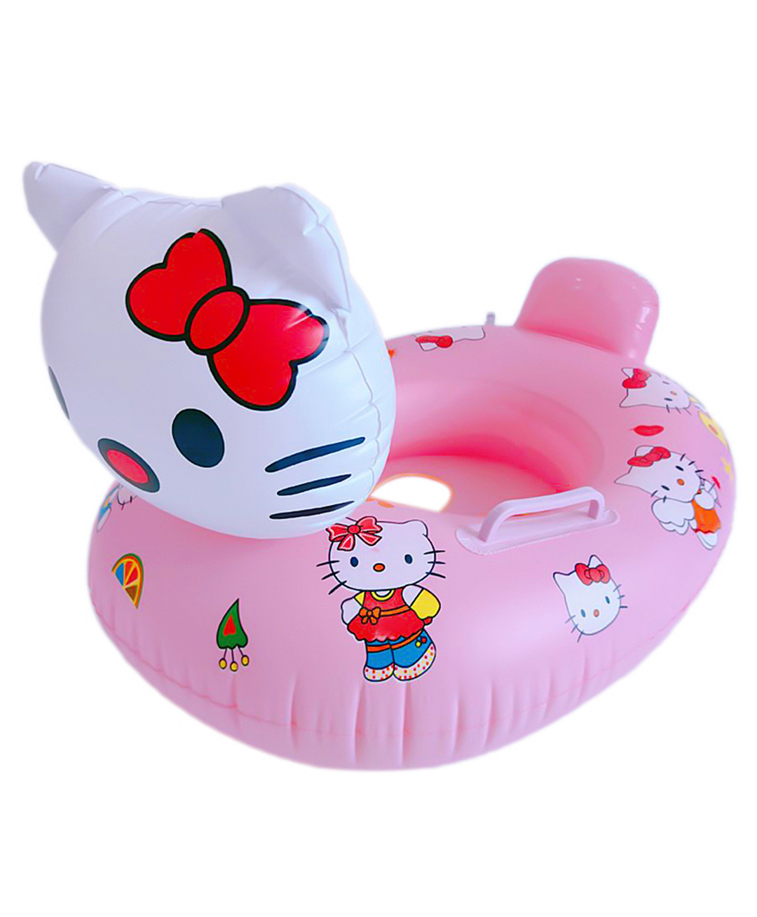 Sanjary Hello KittyShape Pool Float Swimming tube Beach Toy for kids summer activity color shape may vary-picture-18