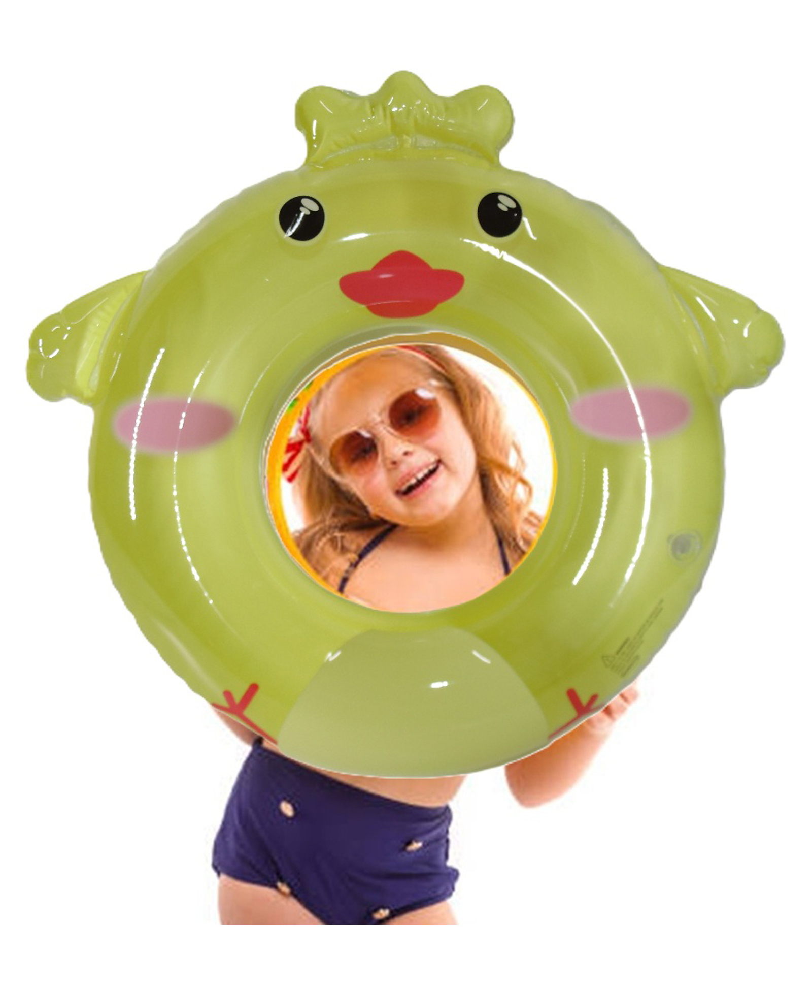 SANJARY Inflatable ChickShapeSwimming Tubefor Kids Color May Vary-picture-34