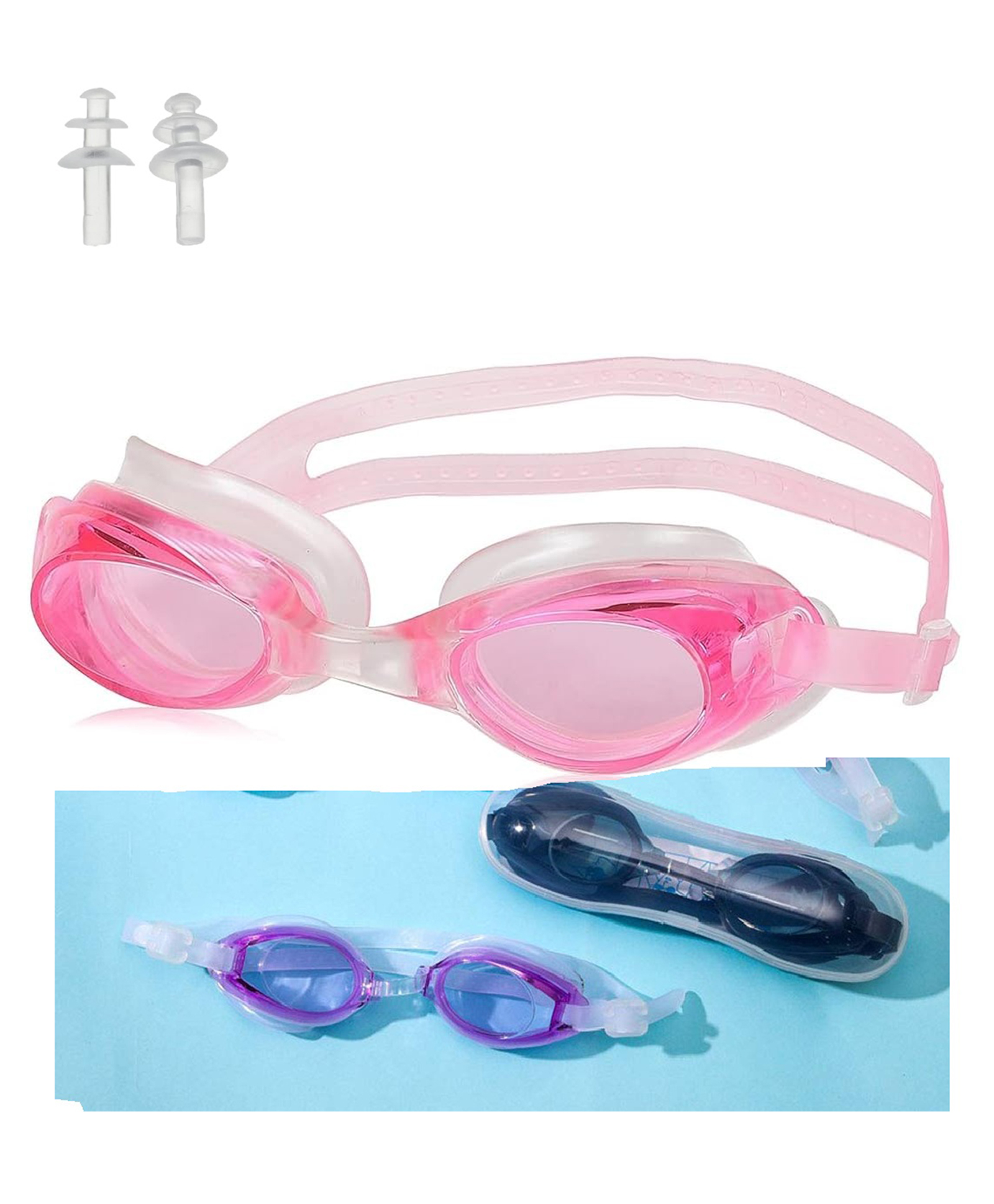 Sanjary Swimming glasses antifog Goggles For kids -Color May Vary-picture-46