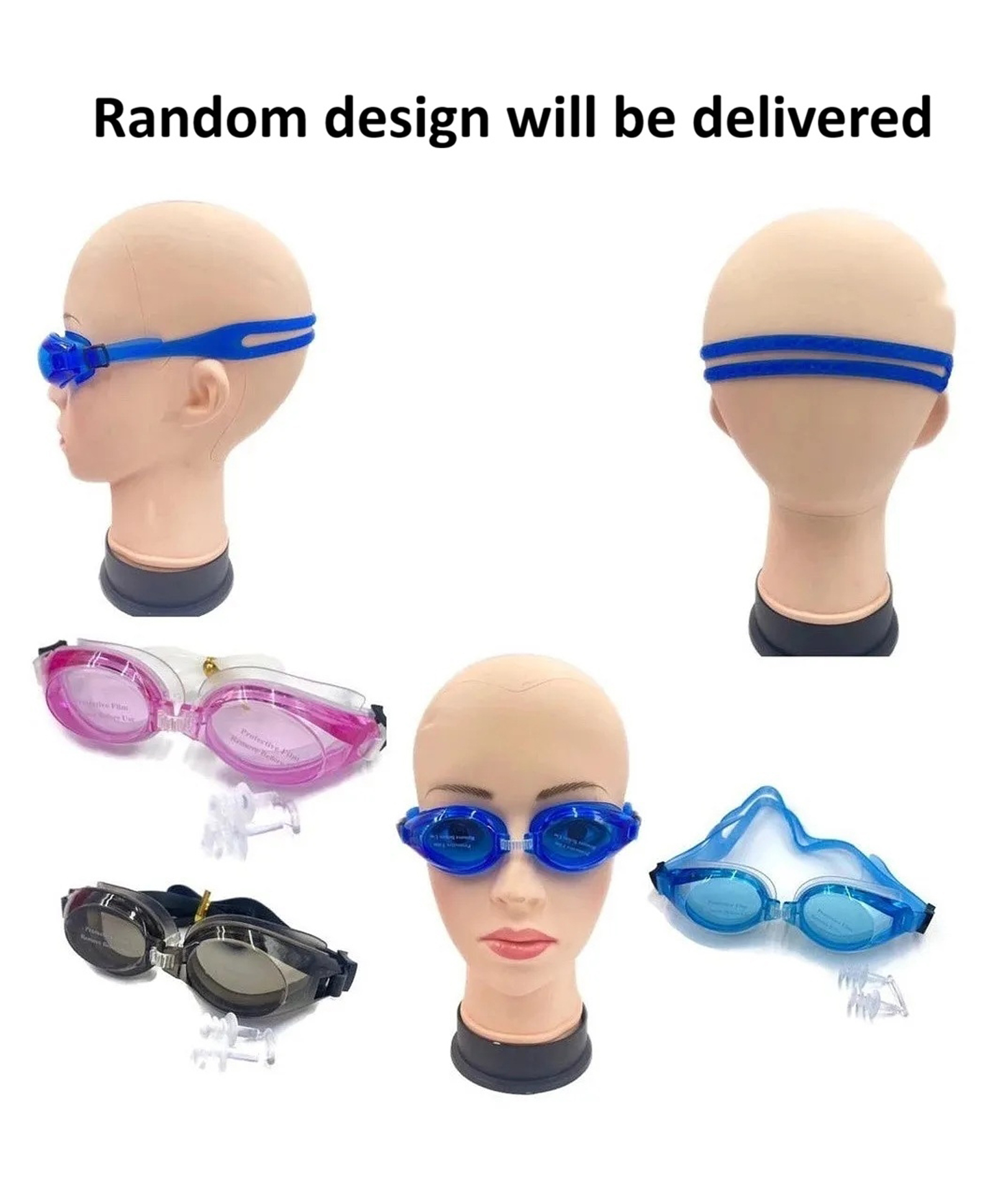 Sanjary SwimmingGoggles For kids & adult - Color May Vary-picture-7