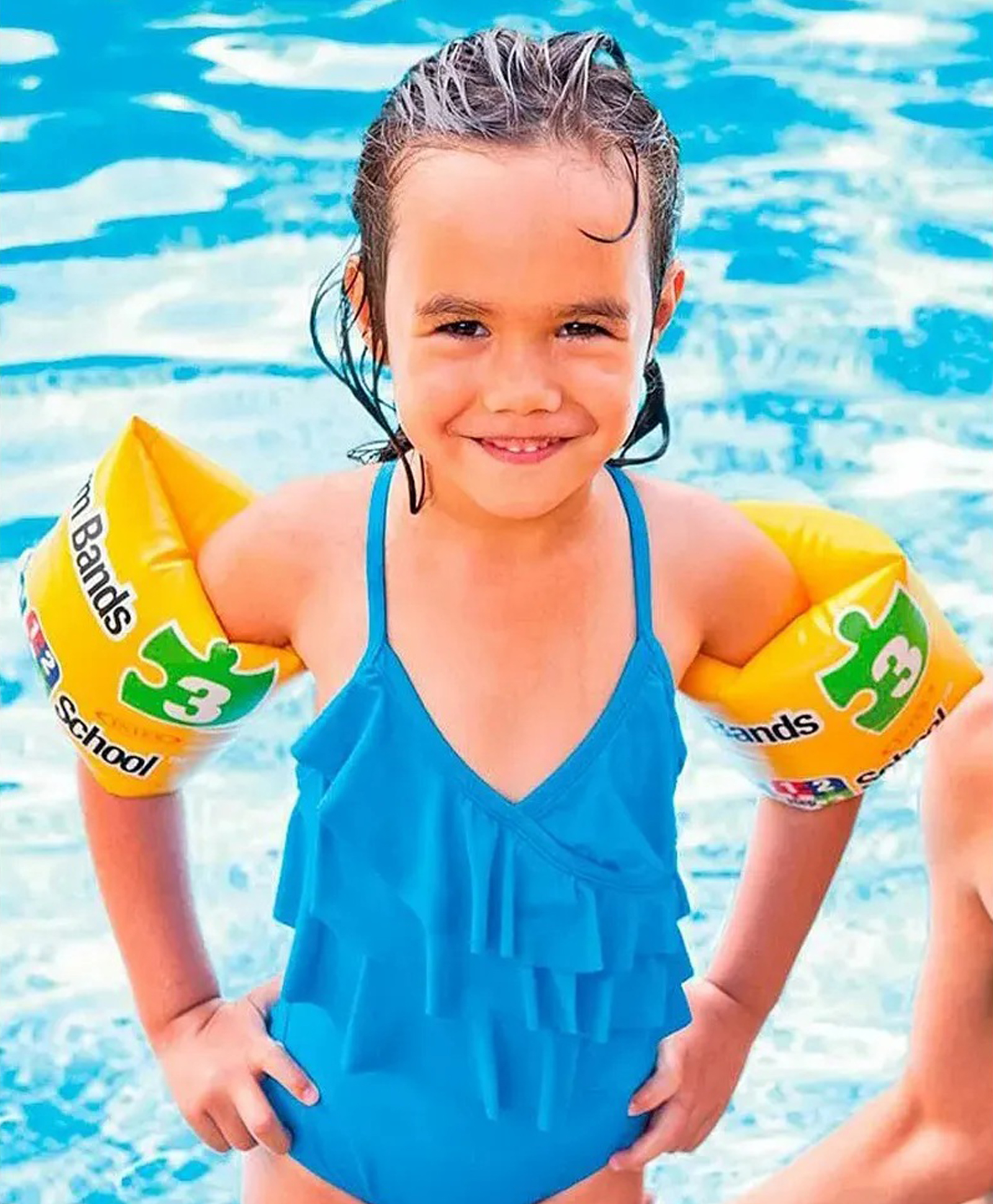 Sanjary Swimming Roll-Up Arm Bands Schools Step3 for kids -Color May Vary-image-19