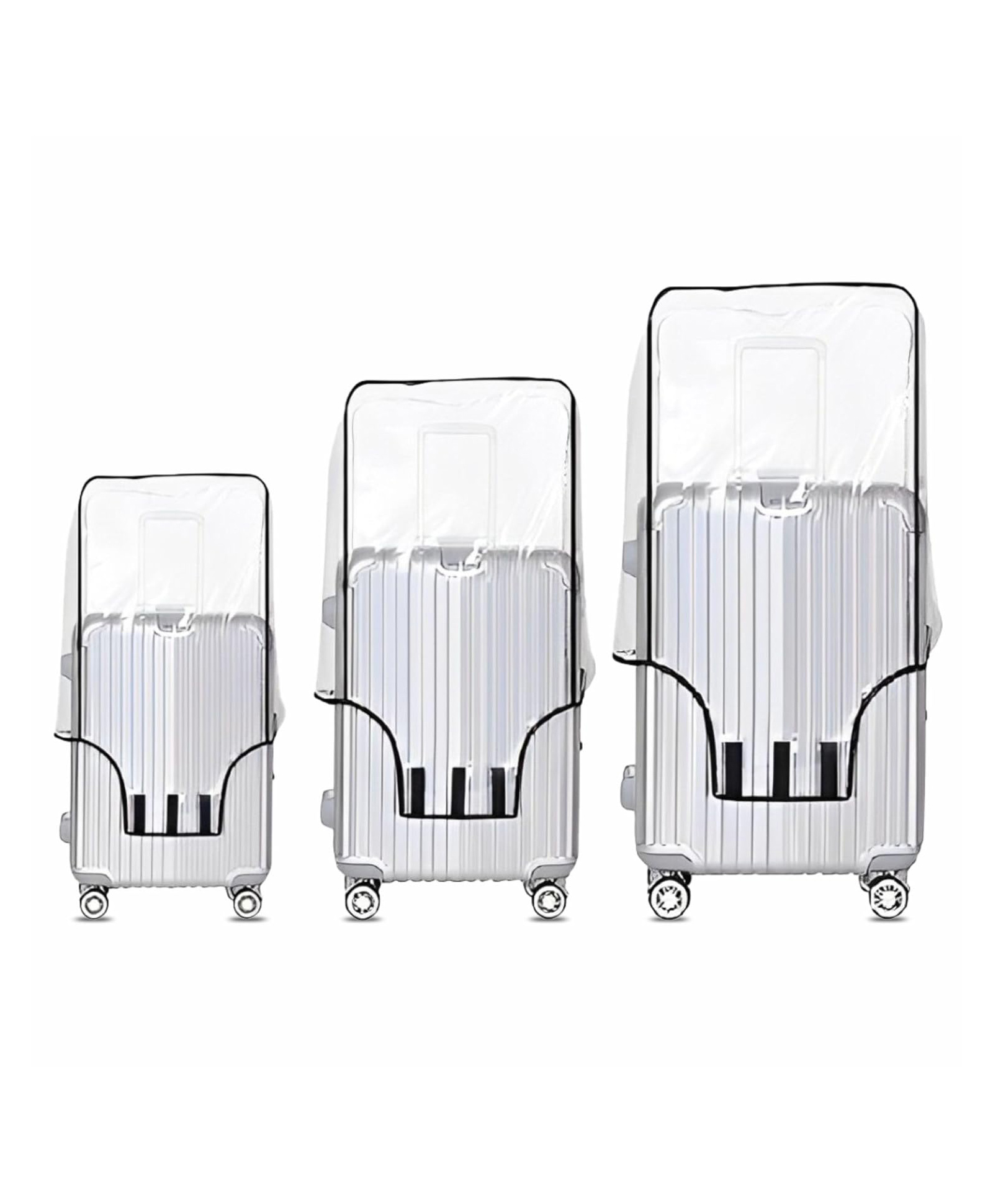 JD FRESH 3 in 1 Combo Waterproof Suitcase Bag Cover-image-3