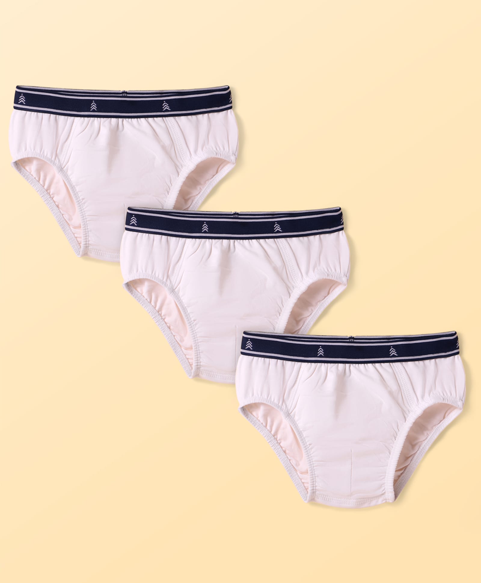 Pine Kids Cotton Elastane Knit Solid Color Briefs Pack of 3 (Color May Vary)-image-46