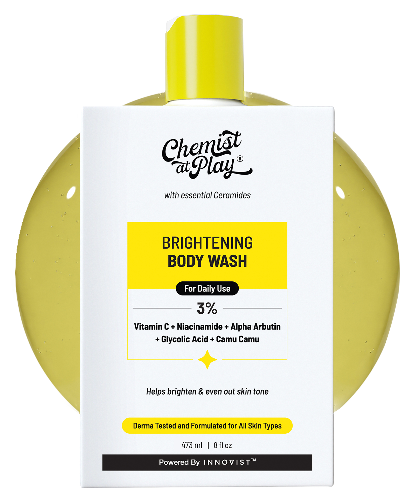 Chemist at Play Brightening Body Wash With 2% Vitamin C+ & Niacinamide+Hyaluronic Acid For Dry Skin - 473 ml-image-19