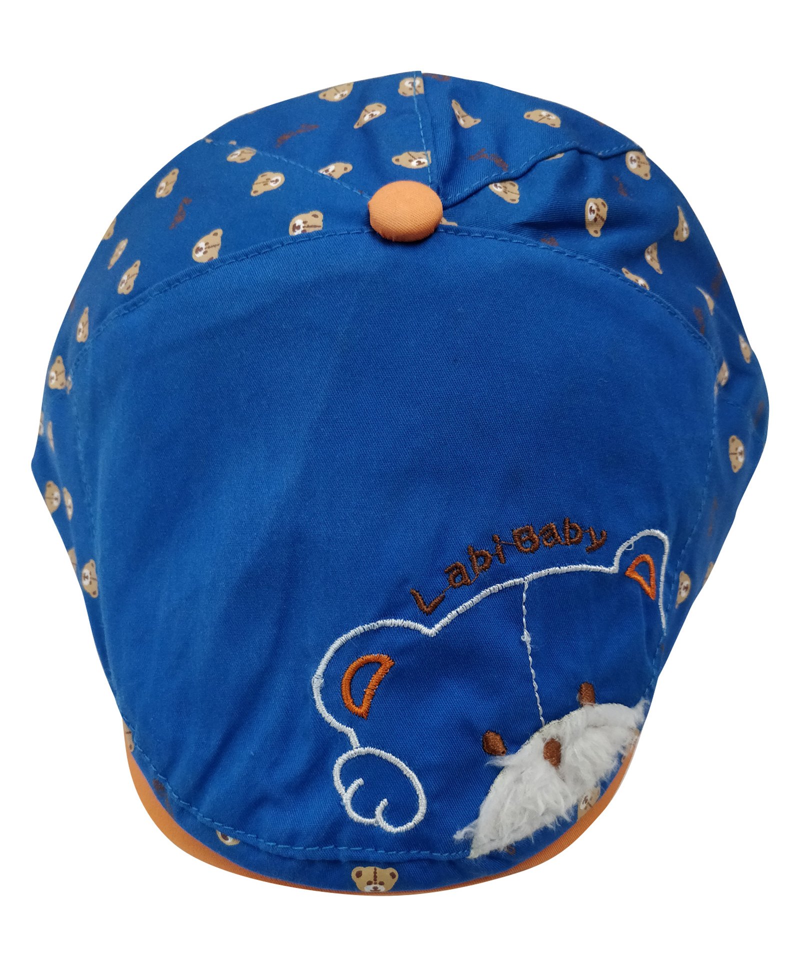 Kid-O-World Cotton Bear Printed & Embroidered Golf Cap- Dark Blue-picture-11