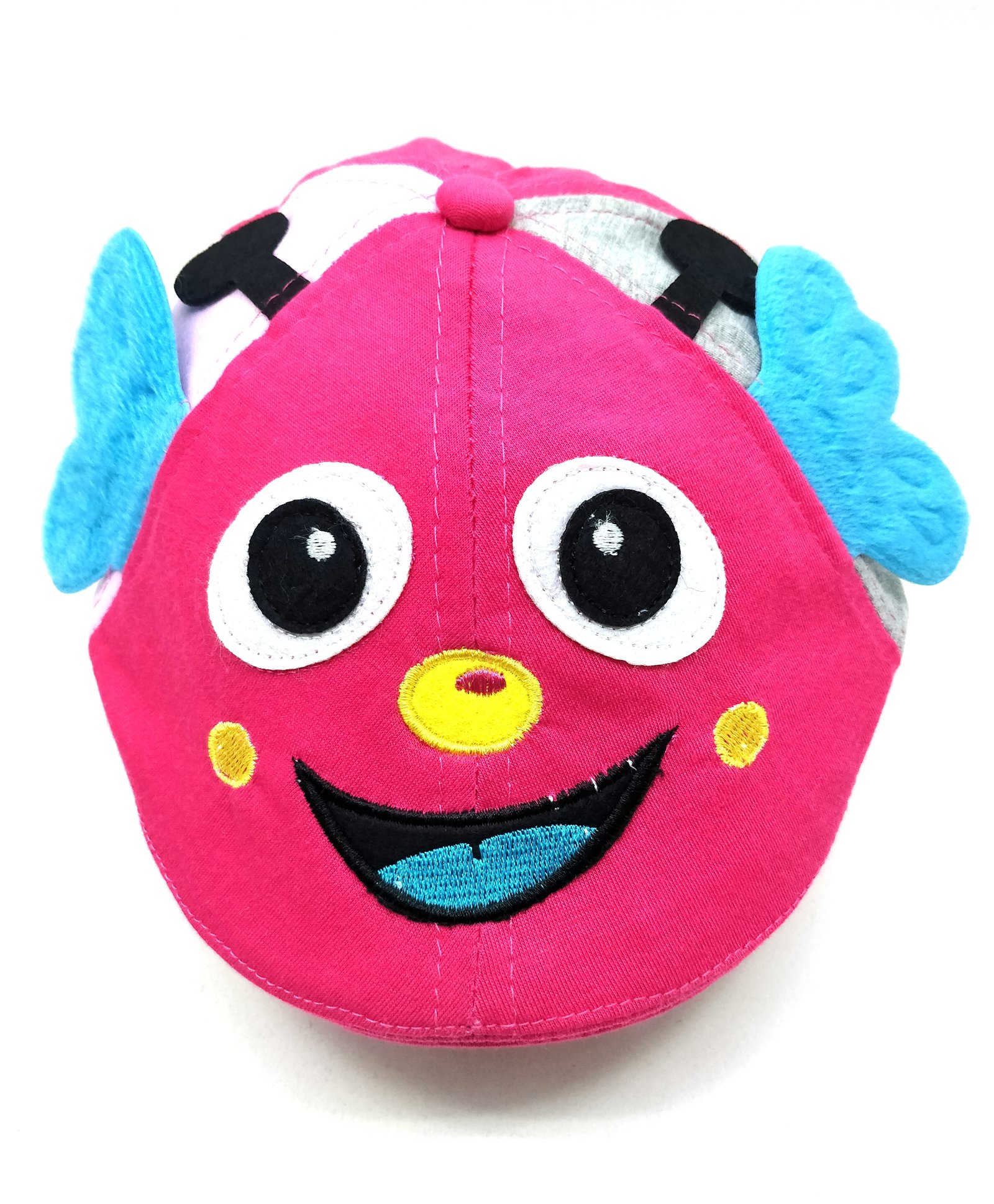 Kid-O-World Cotton Clown Face Designed Golf Cap - Pink-picture-38