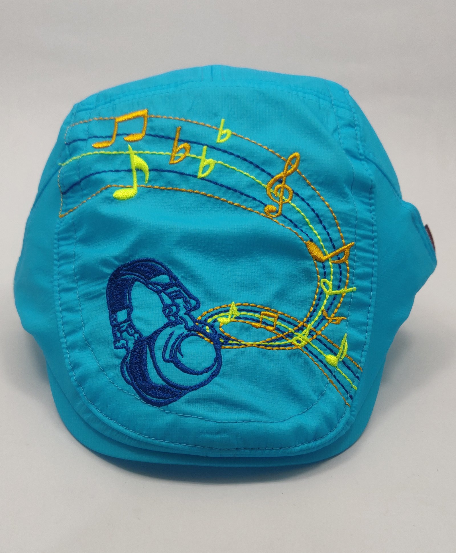 Kid-O-World Cotton Musical Notes Embroidered Golf Cap - Light Blue-picture-27