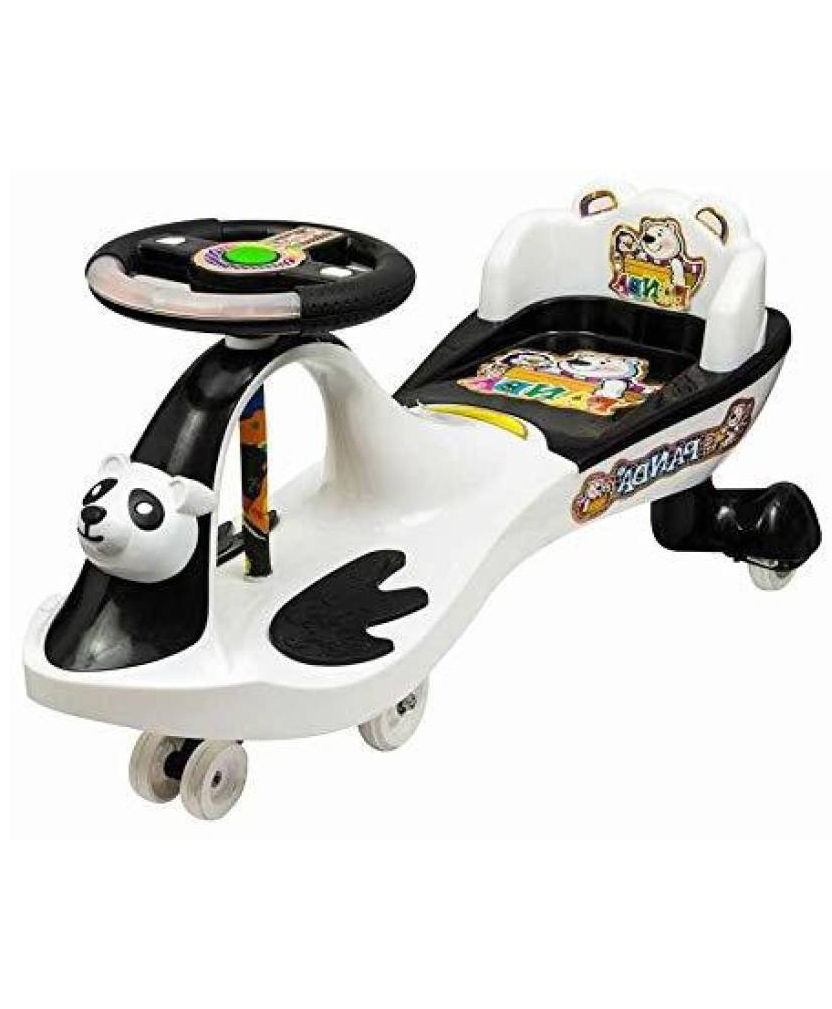 JoyRide Kid's Swing Wiggle Twist & Go Scooter Panda Car Ride On- Multicolor-picture-38