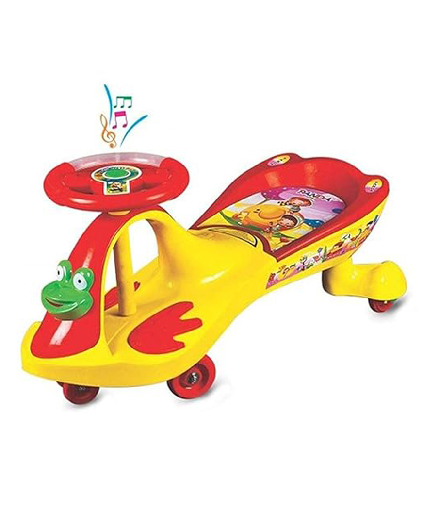 JoyRide Panda Frogmagic car, ride on musical Car Rideons & Wagons Non Battery Operated Ride On-image-2