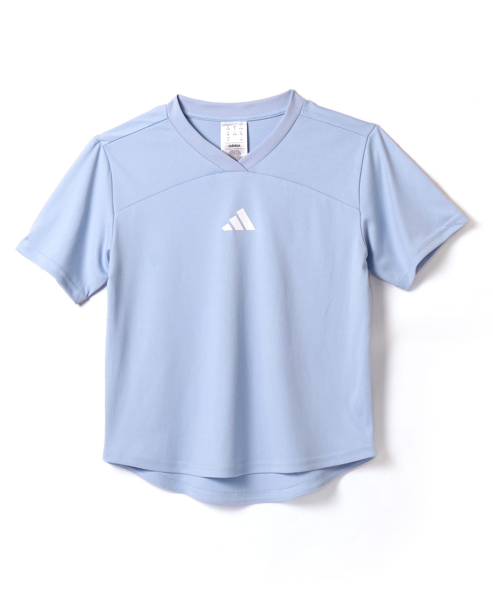 ADIDAS KIDS Half Sleeves Solid Colour T-Shirt - Blue-picture-13