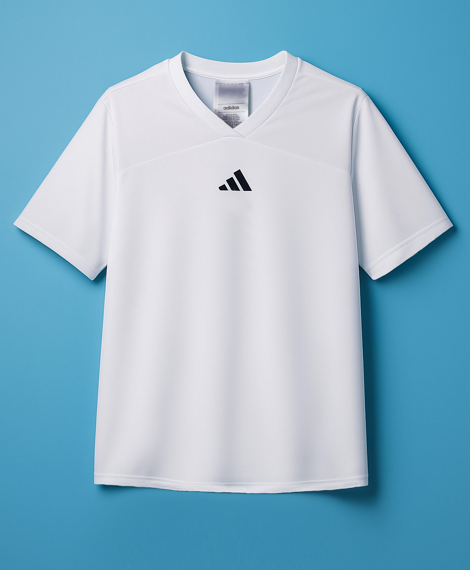 ADIDAS KIDS Half Sleeves Solid Colour T-Shirt - White-picture-14