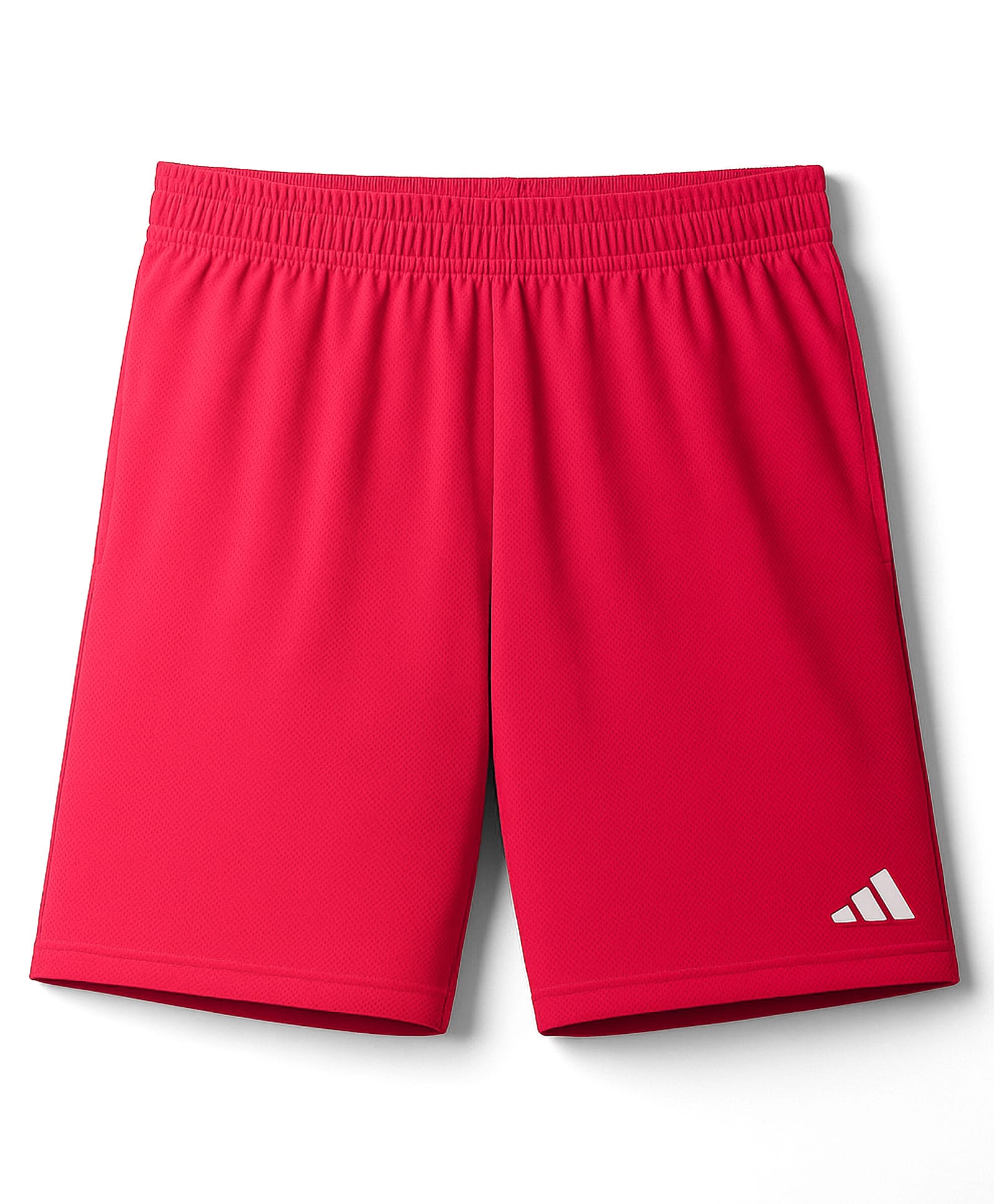 Adidas Kids Solid Colour Shorts - Red-image-48