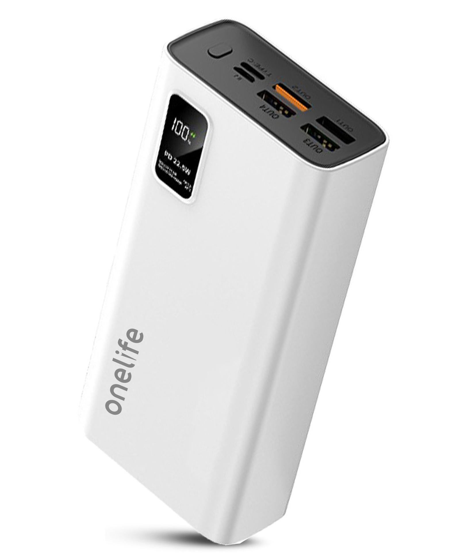 Onelife Power 10 30000 mAh 22.5W Quick charge power bank- White-image-33